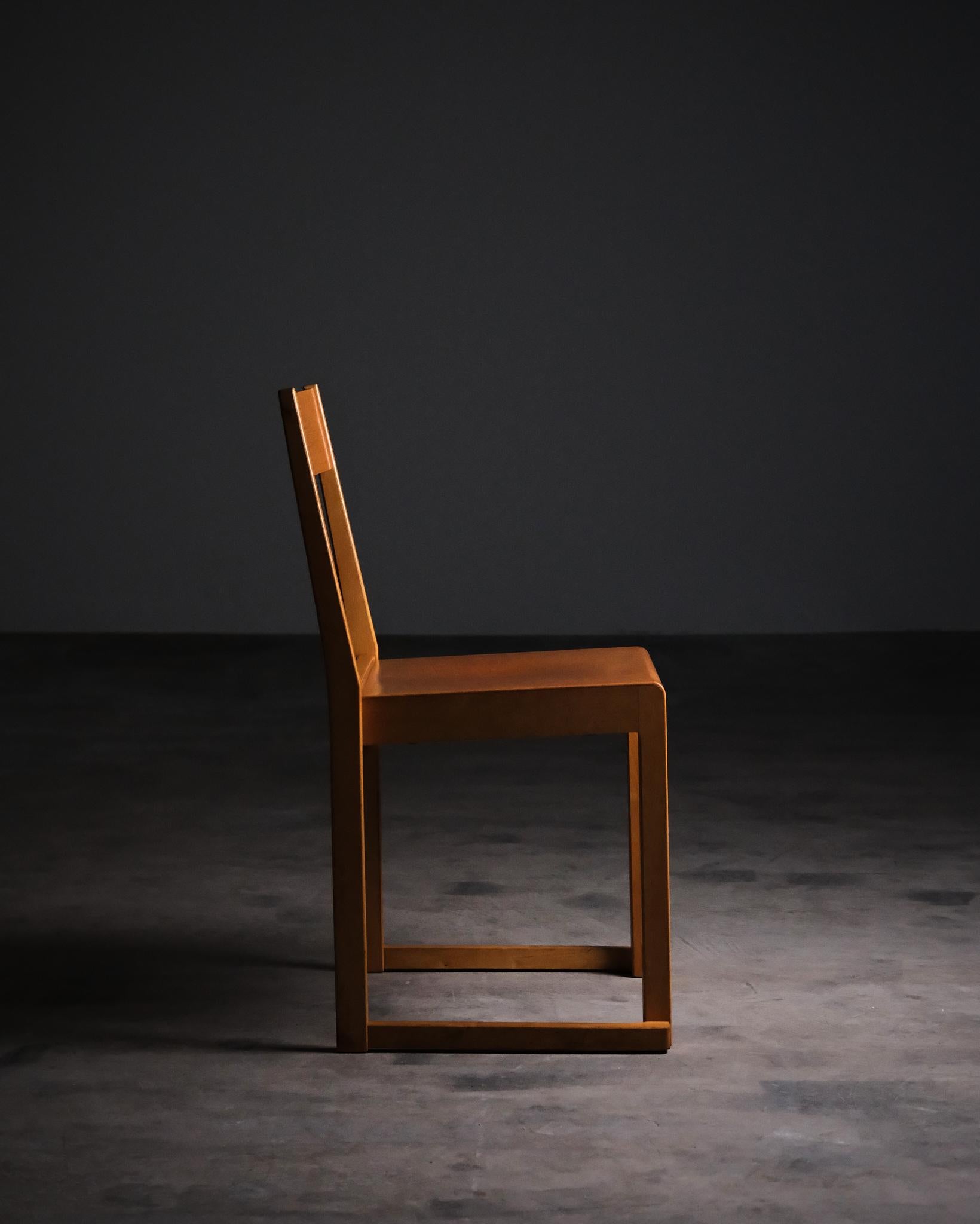 Funktionalistischer Stuhl 'Orchestra' von Sven Markelius, Bodafors, Schweden 1930er Jahre (20. Jahrhundert) im Angebot