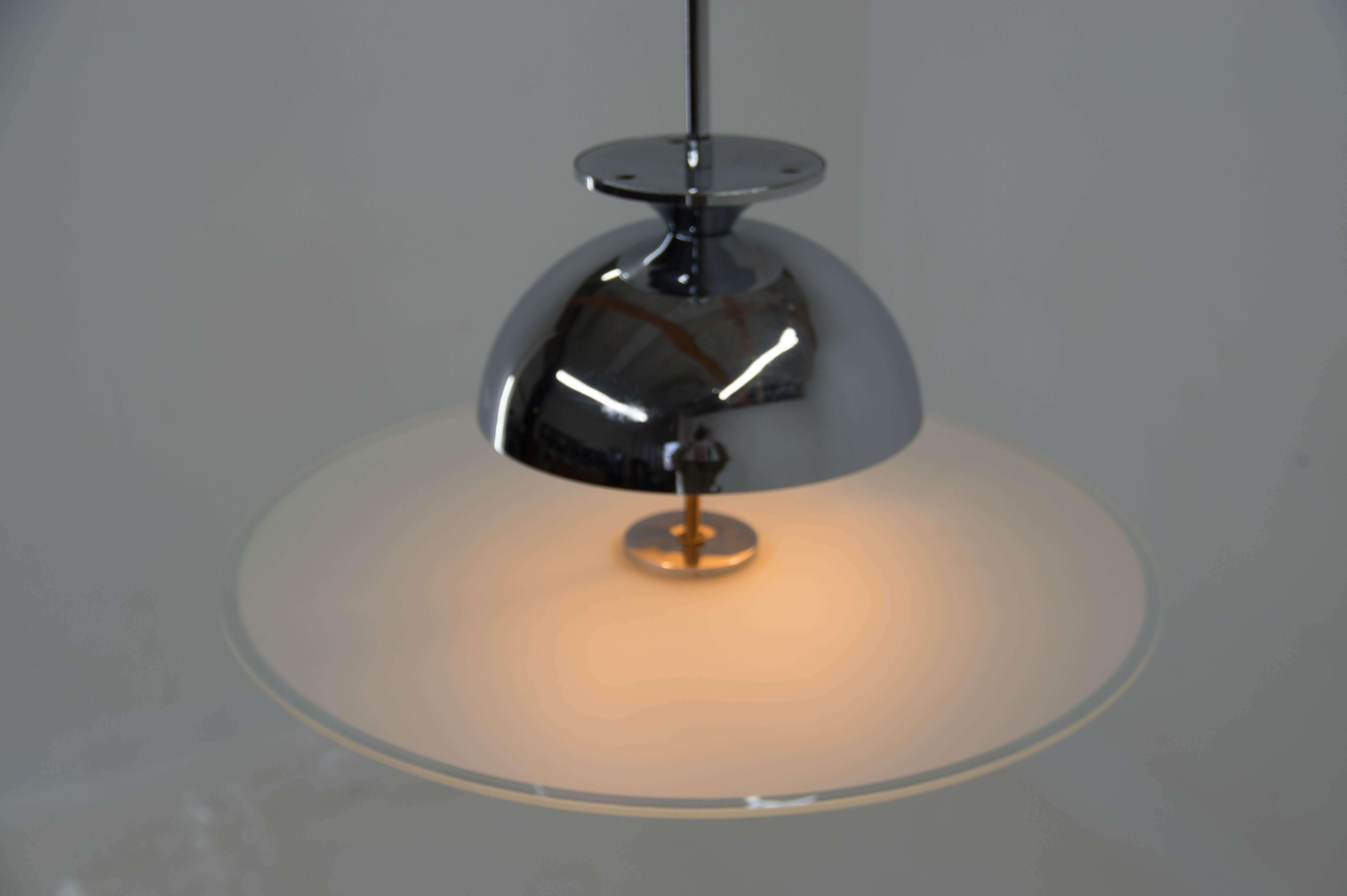 Mid-20th Century Functionalist Chandelier, 1930s For Sale
