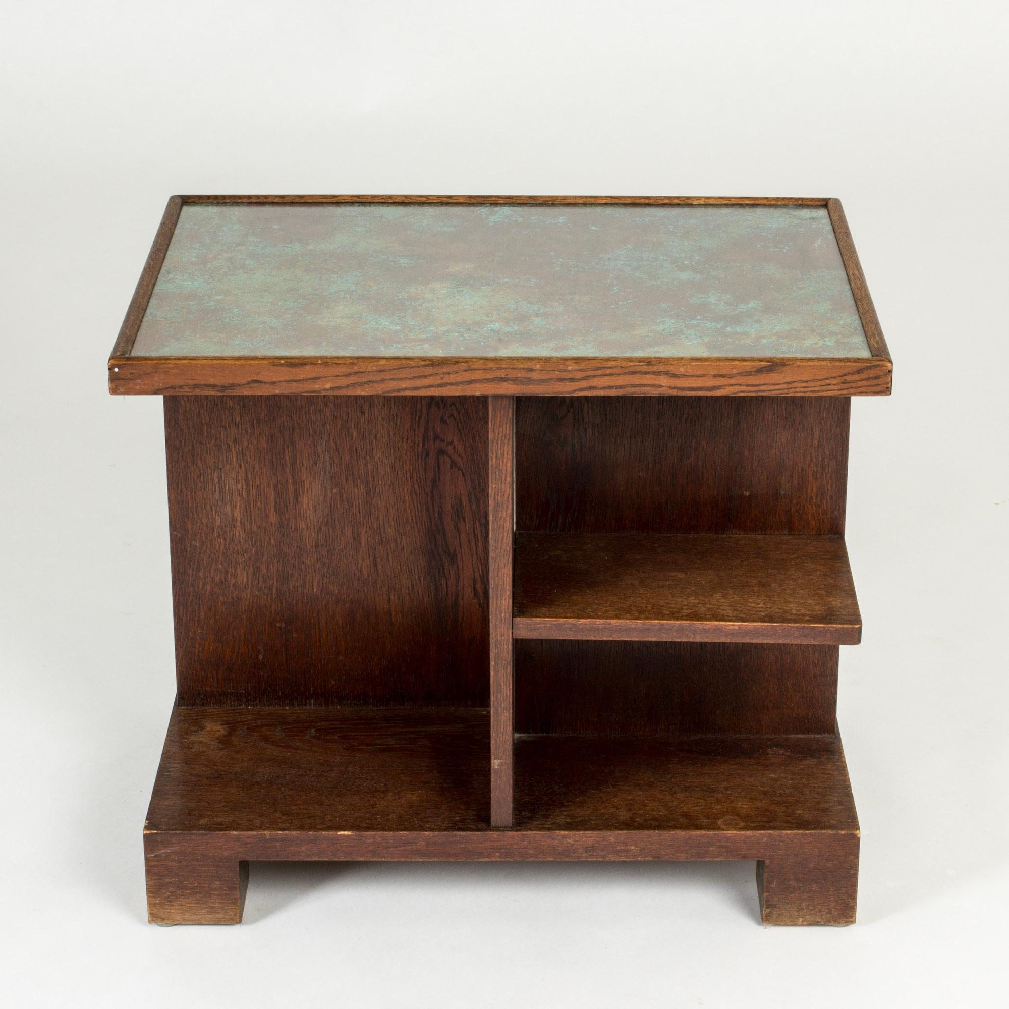 Scandinavian Modern Functionalist Console table by Axel Larsson, Bodafors, Sweden, 1930s For Sale