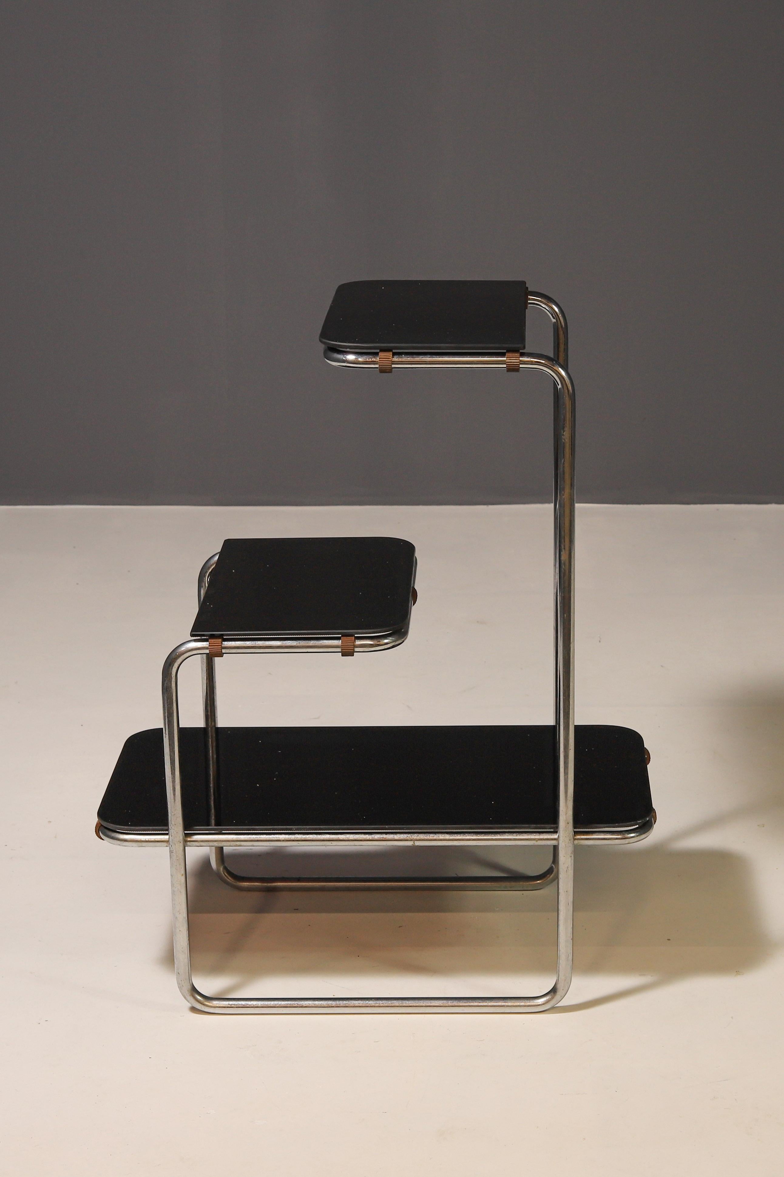 20th Century Functionalist Étagère  Robert Slezák / Kovona, 1930s–1940s For Sale