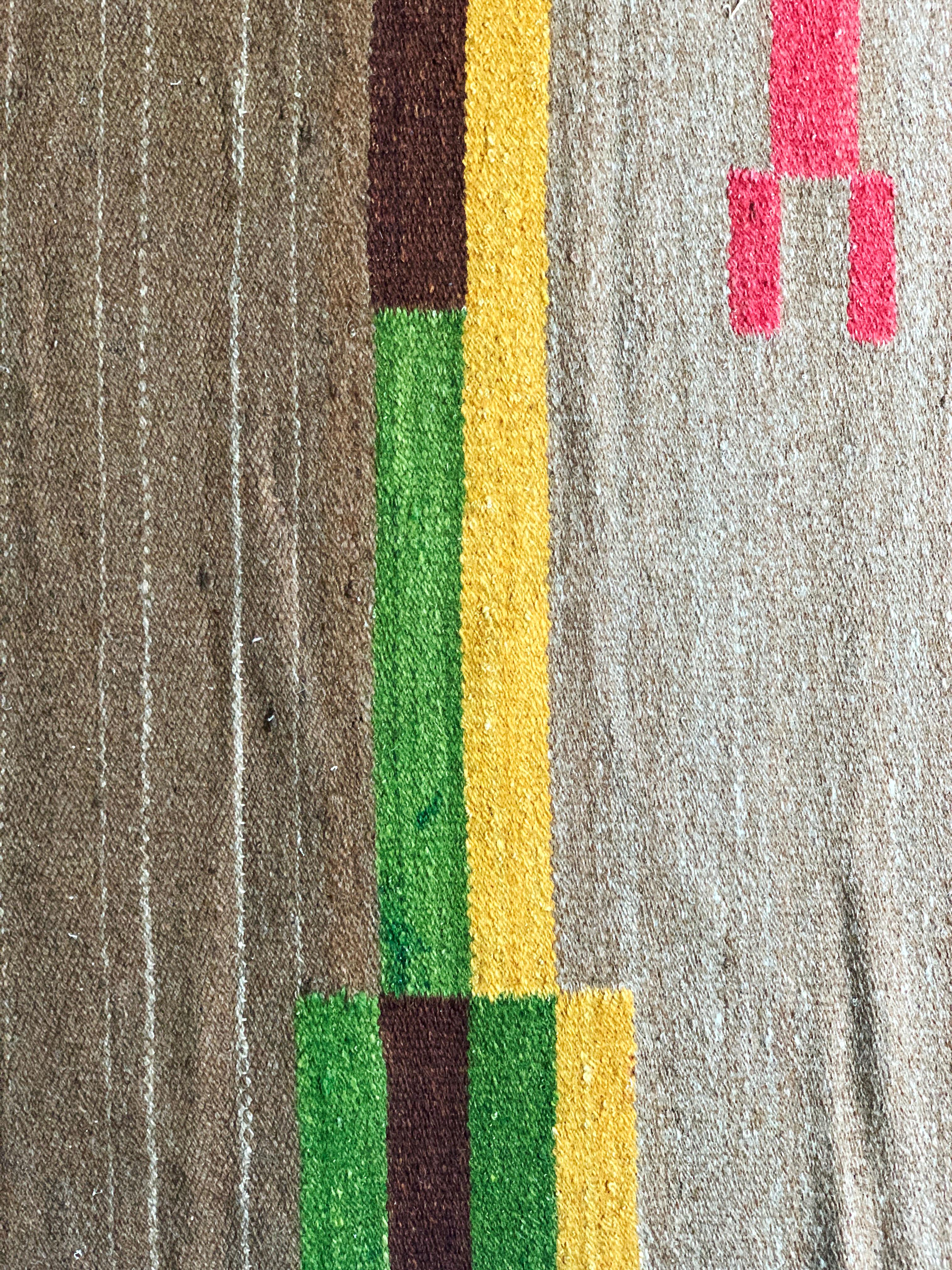 Woven Functionalist Finnish Rug 1930s 310x220cm For Sale