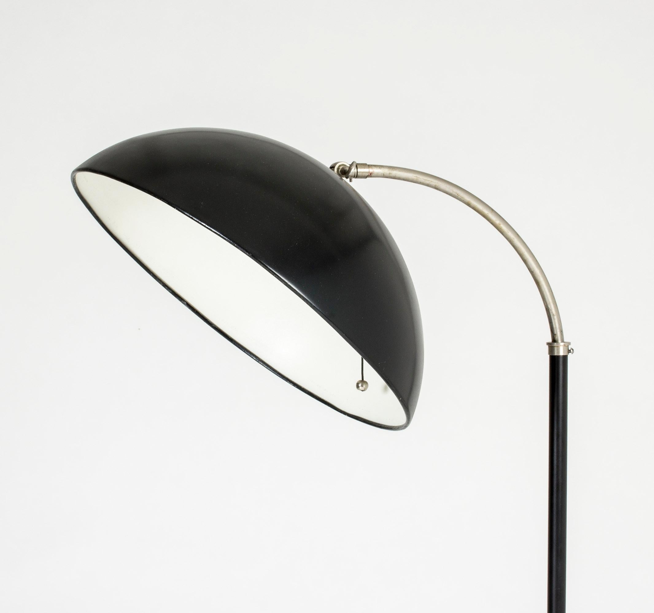 Scandinavian Modern Functionalist Floor Lamp by Bo Notini