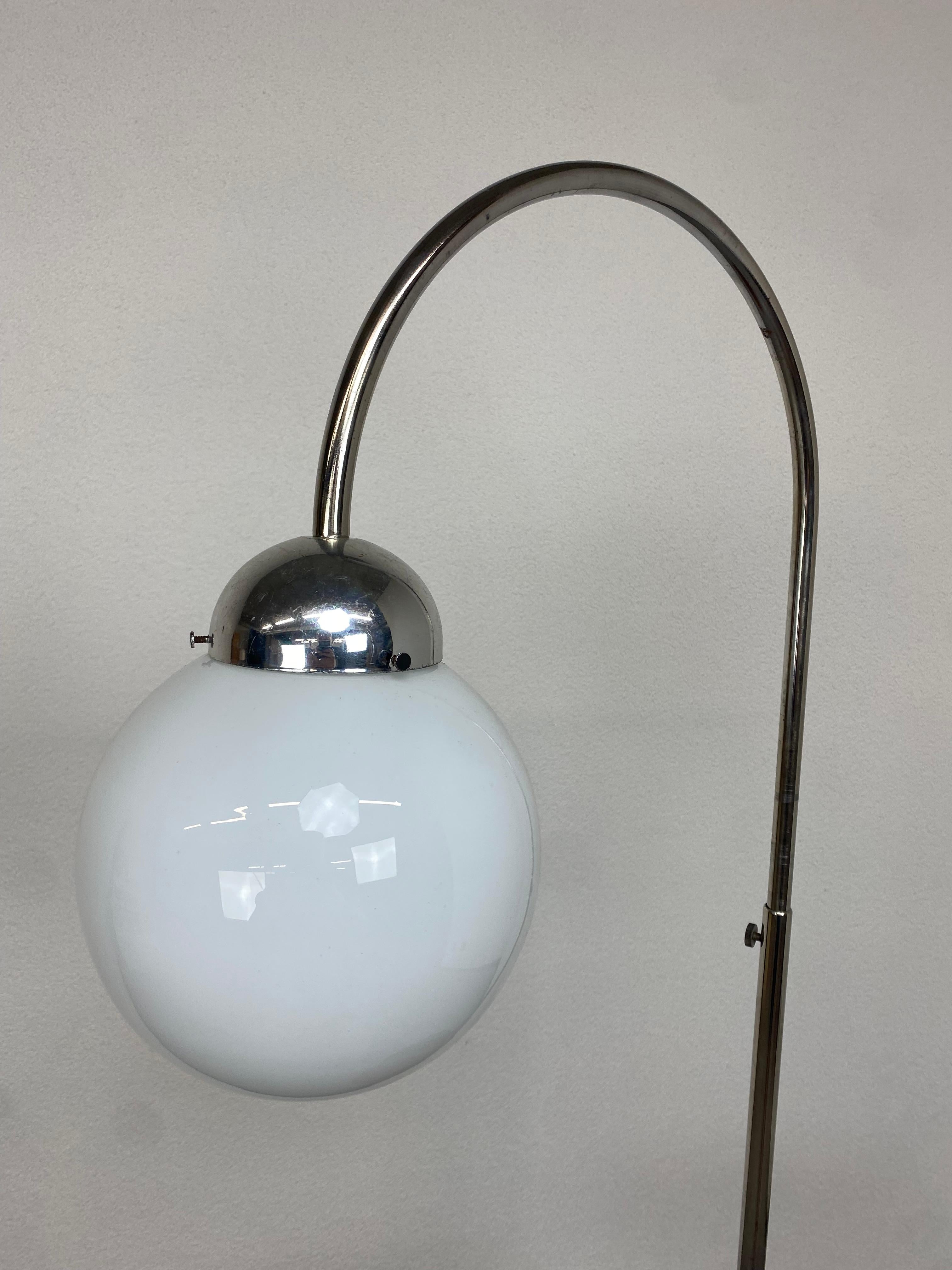 Art Deco Functionalist Floor Lamp by Jindřich Halabala For Sale