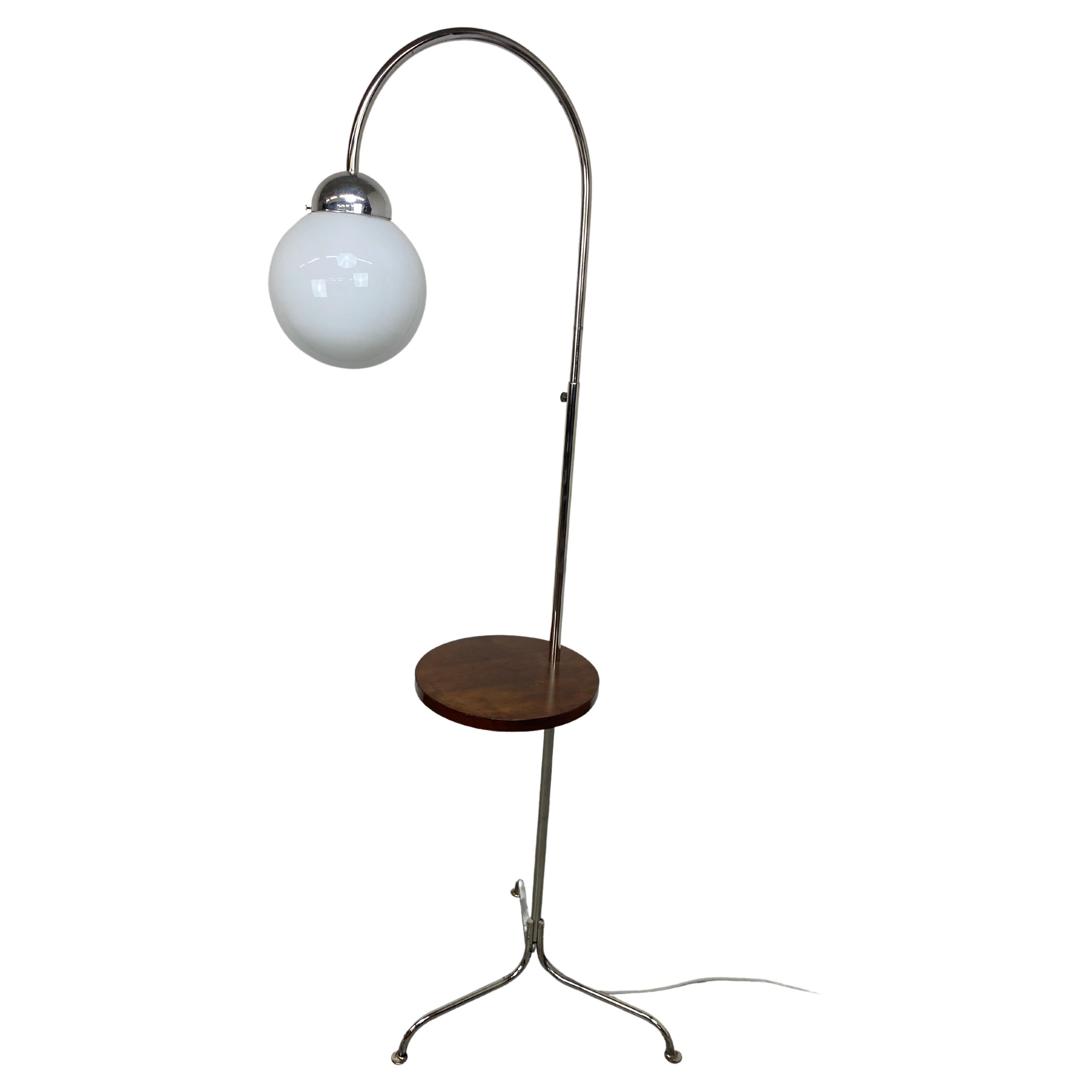 Functionalist Floor Lamp by Jindřich Halabala For Sale