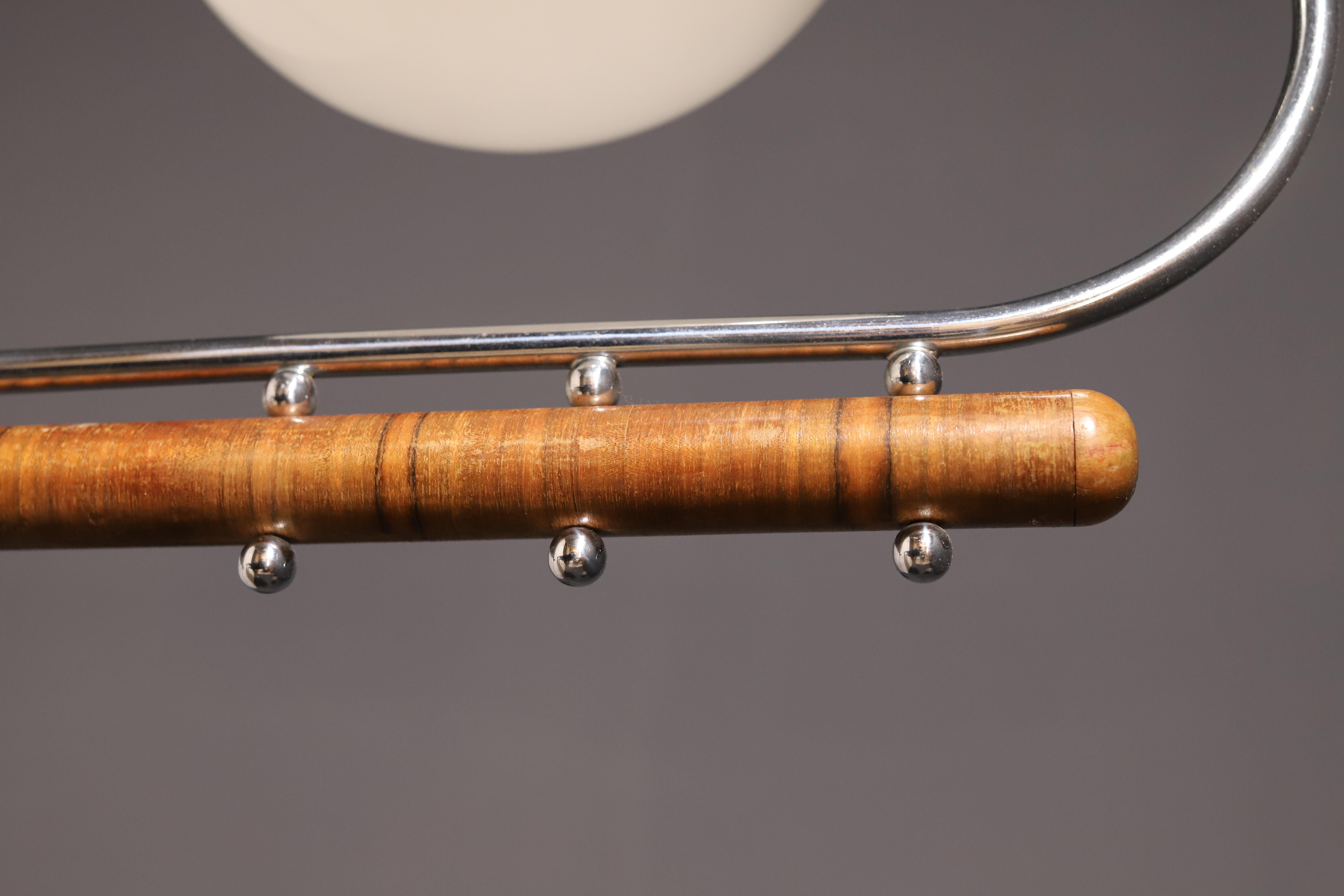 Functionalist Floor Lamp  Jindřich Halabala, 1930 In Good Condition For Sale In Prague 8, CZ