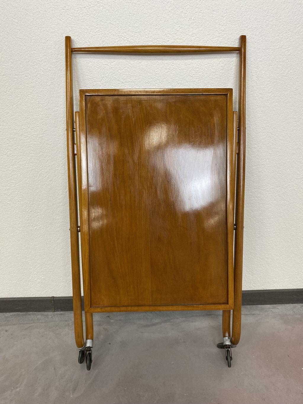 Mid-20th Century Functionalist Folding Trolley by Thonet For Sale