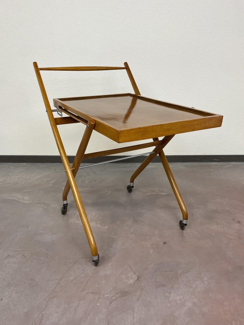 Functionalist Folding Trolley by Thonet For Sale 1