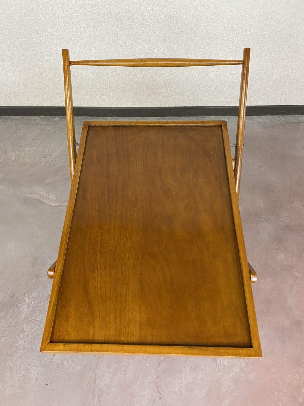 Functionalist Folding Trolley by Thonet For Sale 2