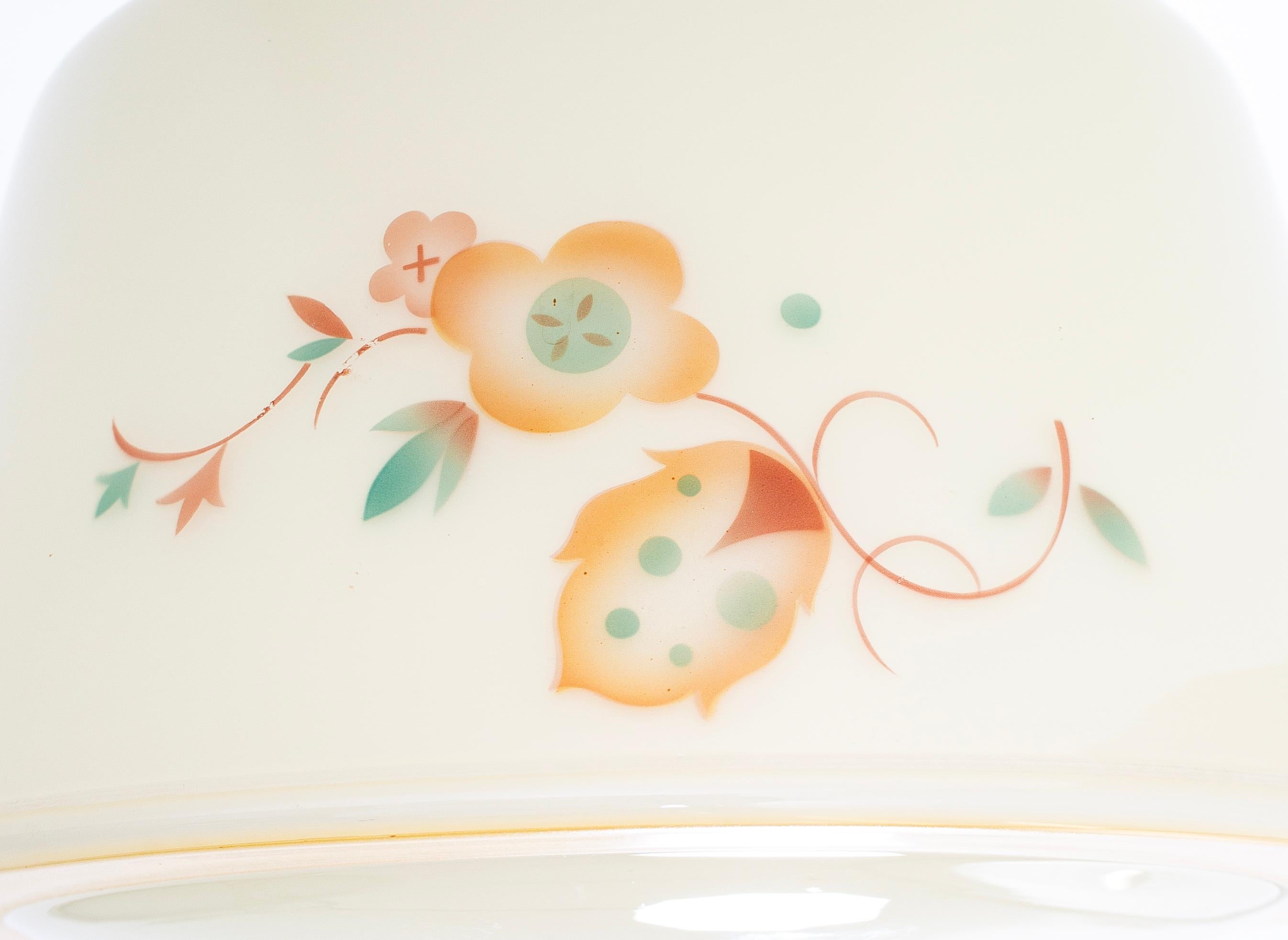 Functionalist Pair of Flush Mount Ceiling Lights, 1950s In Good Condition For Sale In Oslo, NO