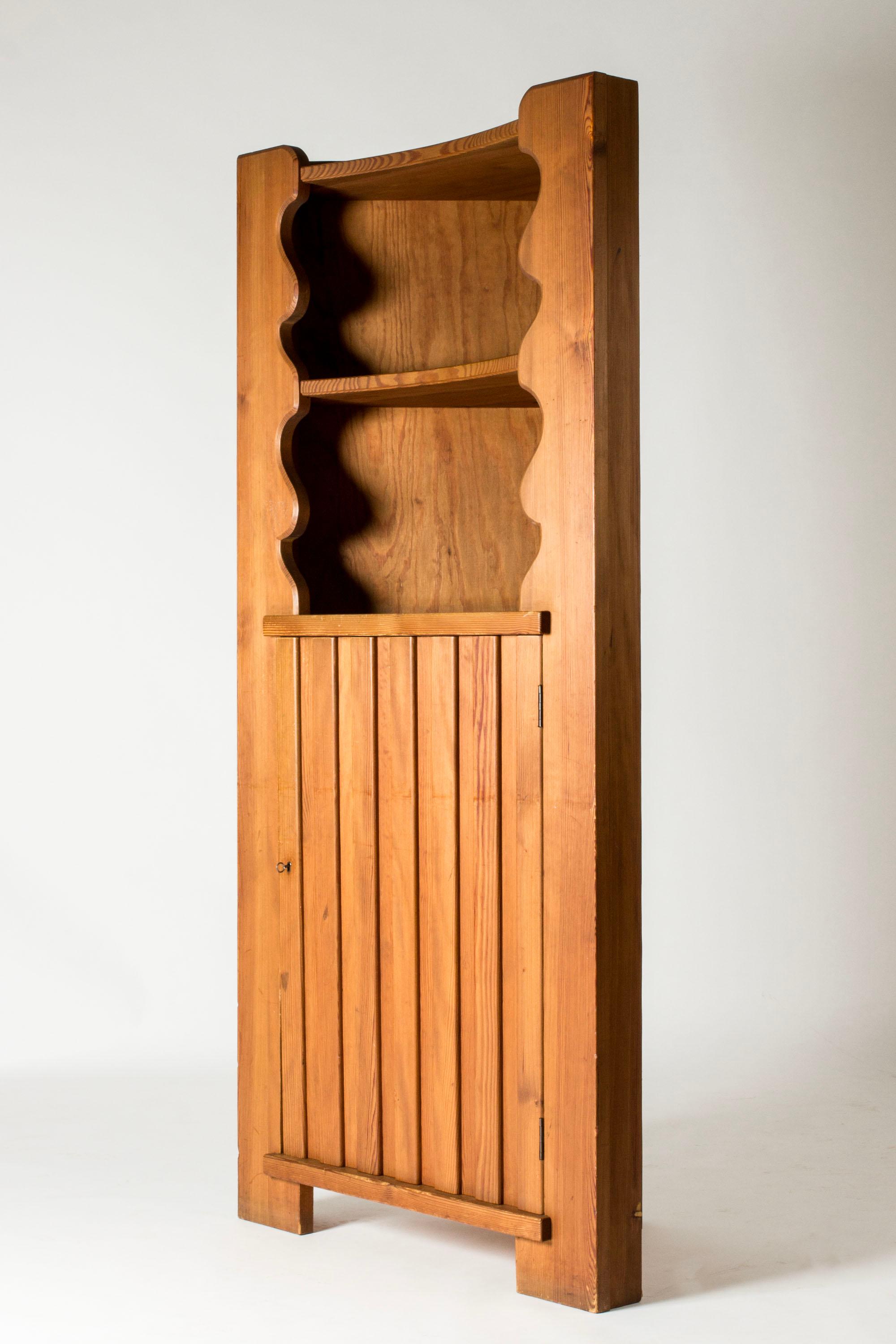 Cabinet d'angle fonctionnaliste en pin 