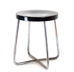 Functionalist Stool, Tabouret Vichr, Slezak or Thonet, circa 1930