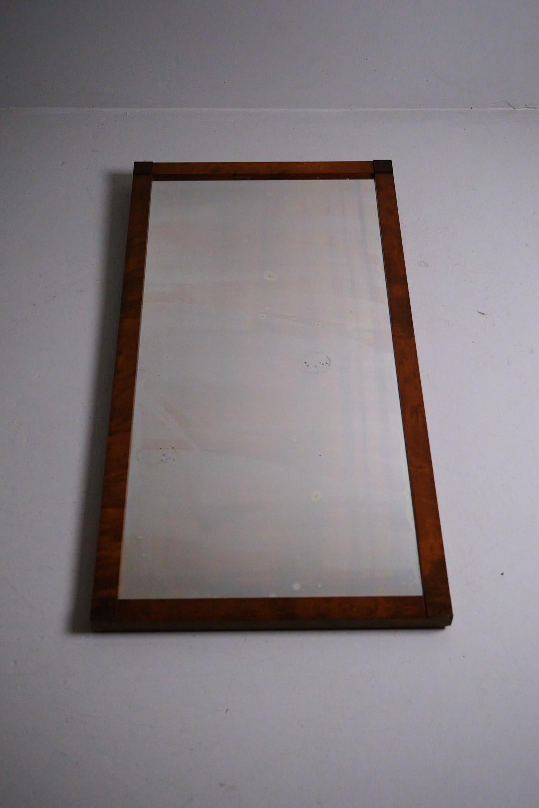 Scandinave moderne Miroir mural fonctionneliste d'Axel Larsson pour Bodafors, Suède, années 1930 en vente