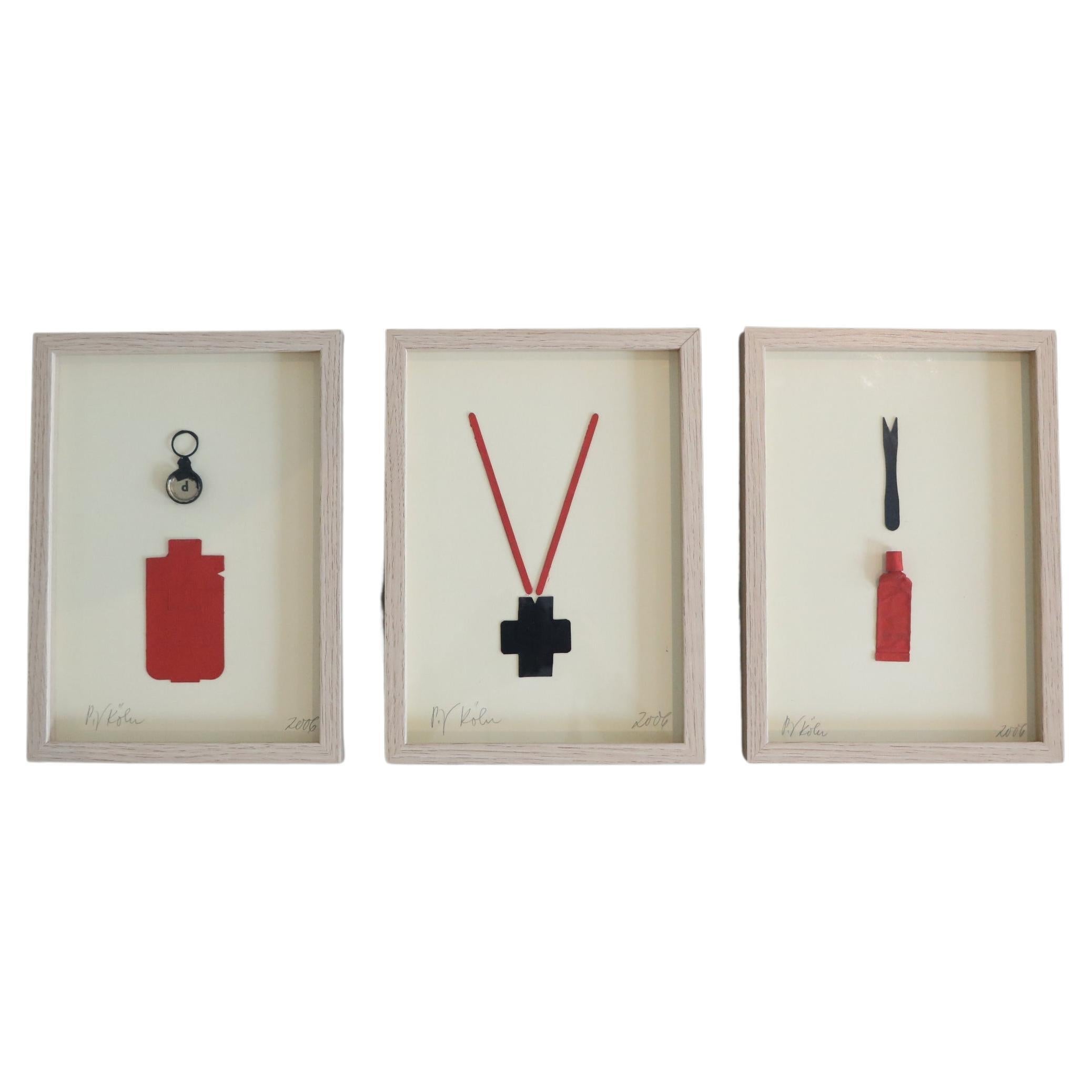 A series of "Fund-Minimalism" by the German artist Peter Krüger 2006 For Sale