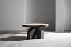 Mesa de centro Fundamenta 47 Madera maciza, líneas geométricas by NONO