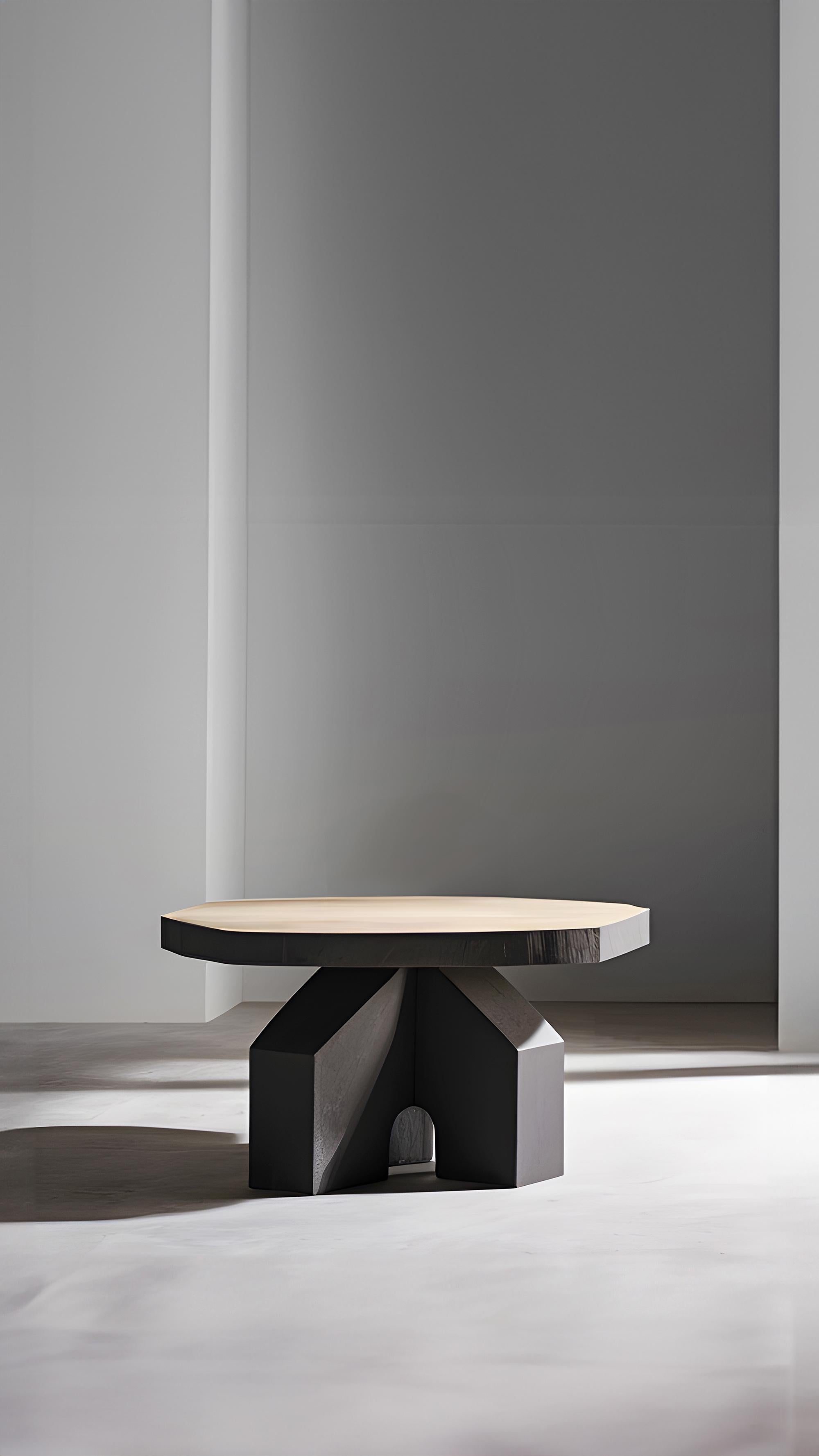 XXIe siècle et contemporain Table basse Fundamenta 47 bois massif, lignes géométriques par NONO en vente