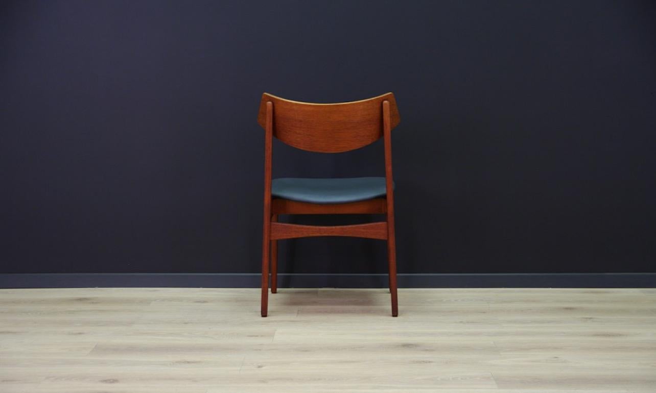 Faux Leather Funder-Schmidt & Madsen Chairs Teak Retro Vintage