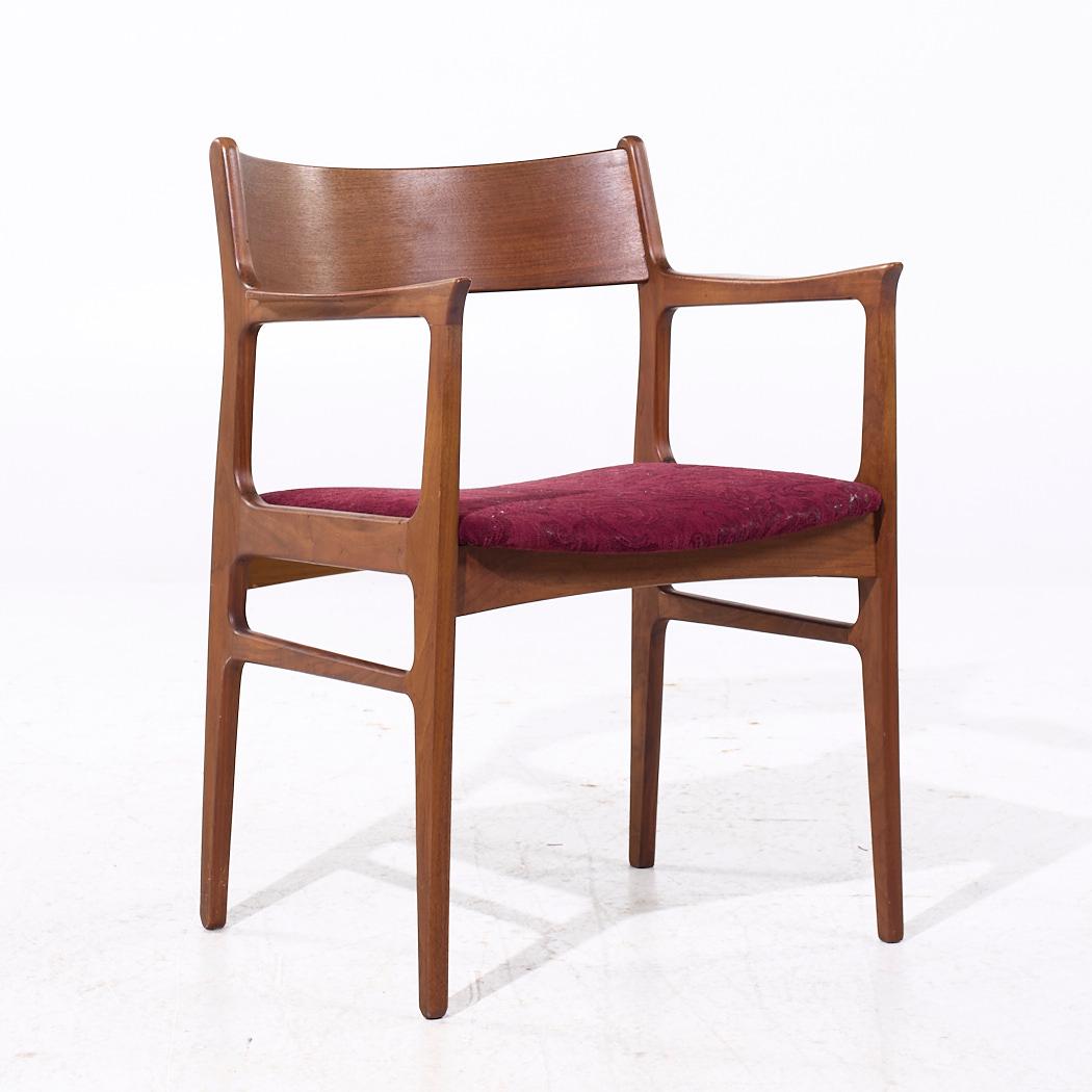 Funder-Schmidt & Madsen Dänische Teakholz-Esszimmerstühle aus der Mitte des Jahrhunderts - 6er-Set im Angebot 5