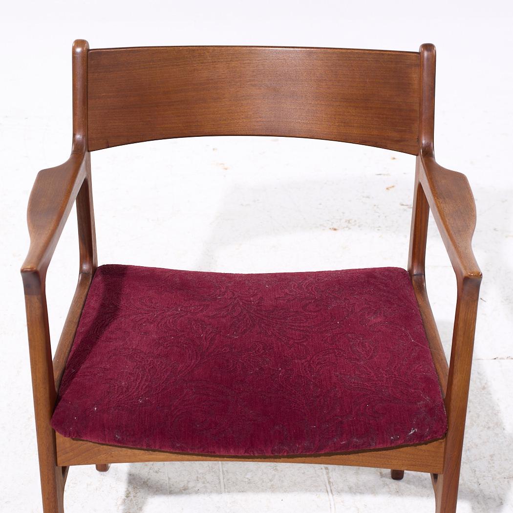 Funder-Schmidt & Madsen Dänische Teakholz-Esszimmerstühle aus der Mitte des Jahrhunderts - 6er-Set im Angebot 11