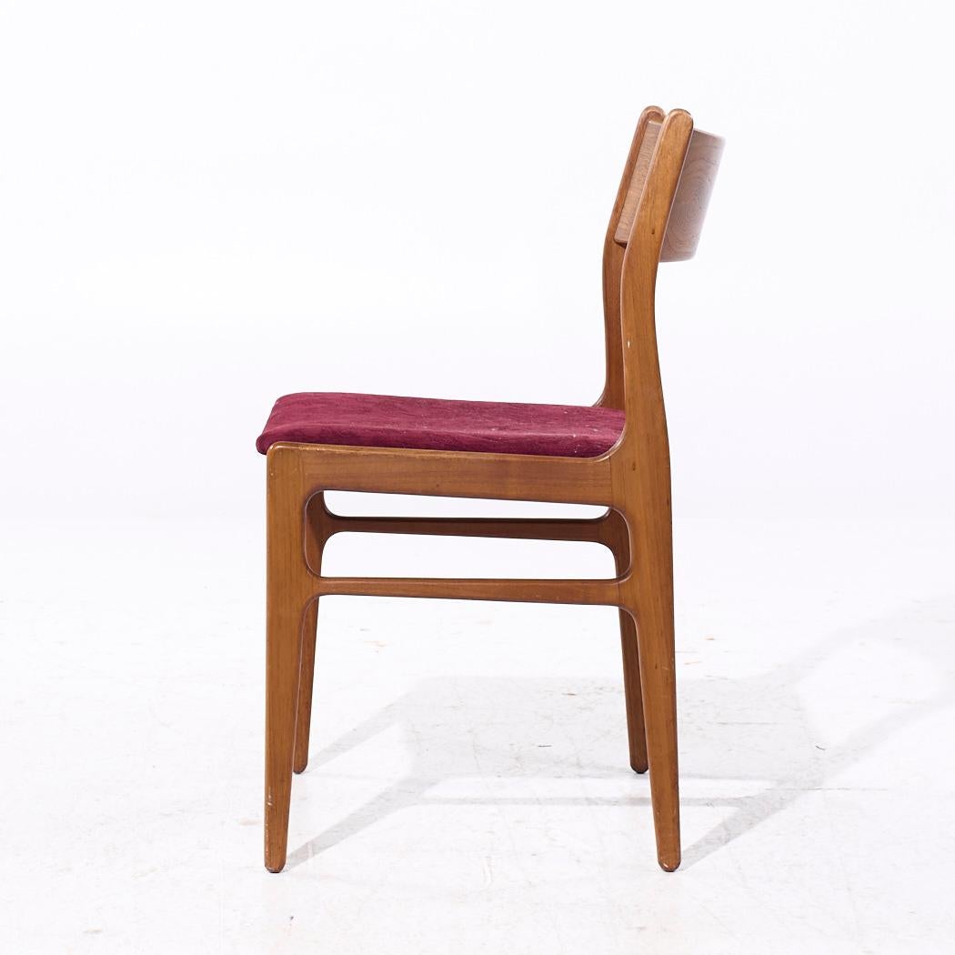 Funder-Schmidt & Madsen Dänische Teakholz-Esszimmerstühle aus der Mitte des Jahrhunderts - 6er-Set im Angebot 1