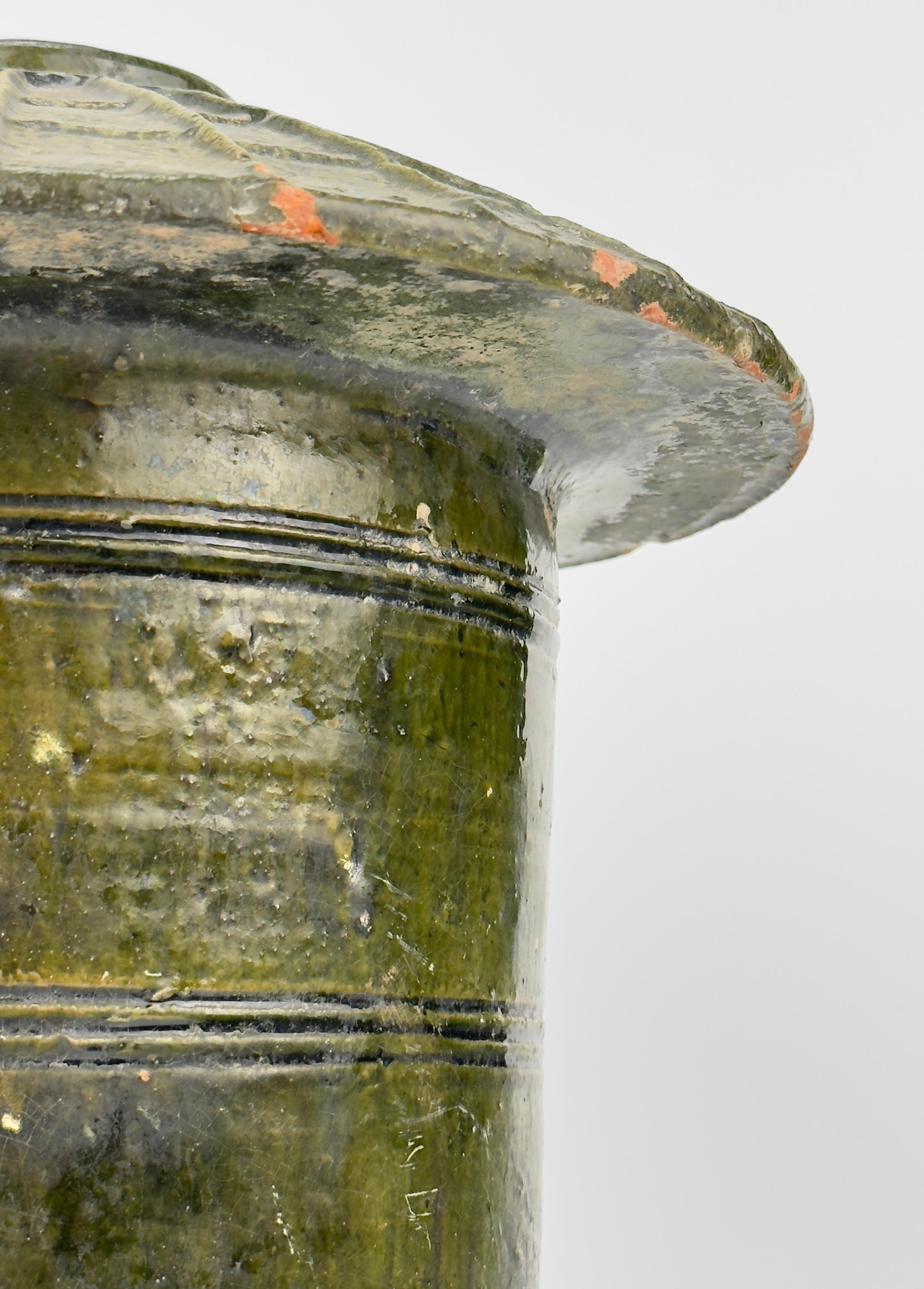 Stoneware Funerary Model of a Granary, Han dynasty For Sale
