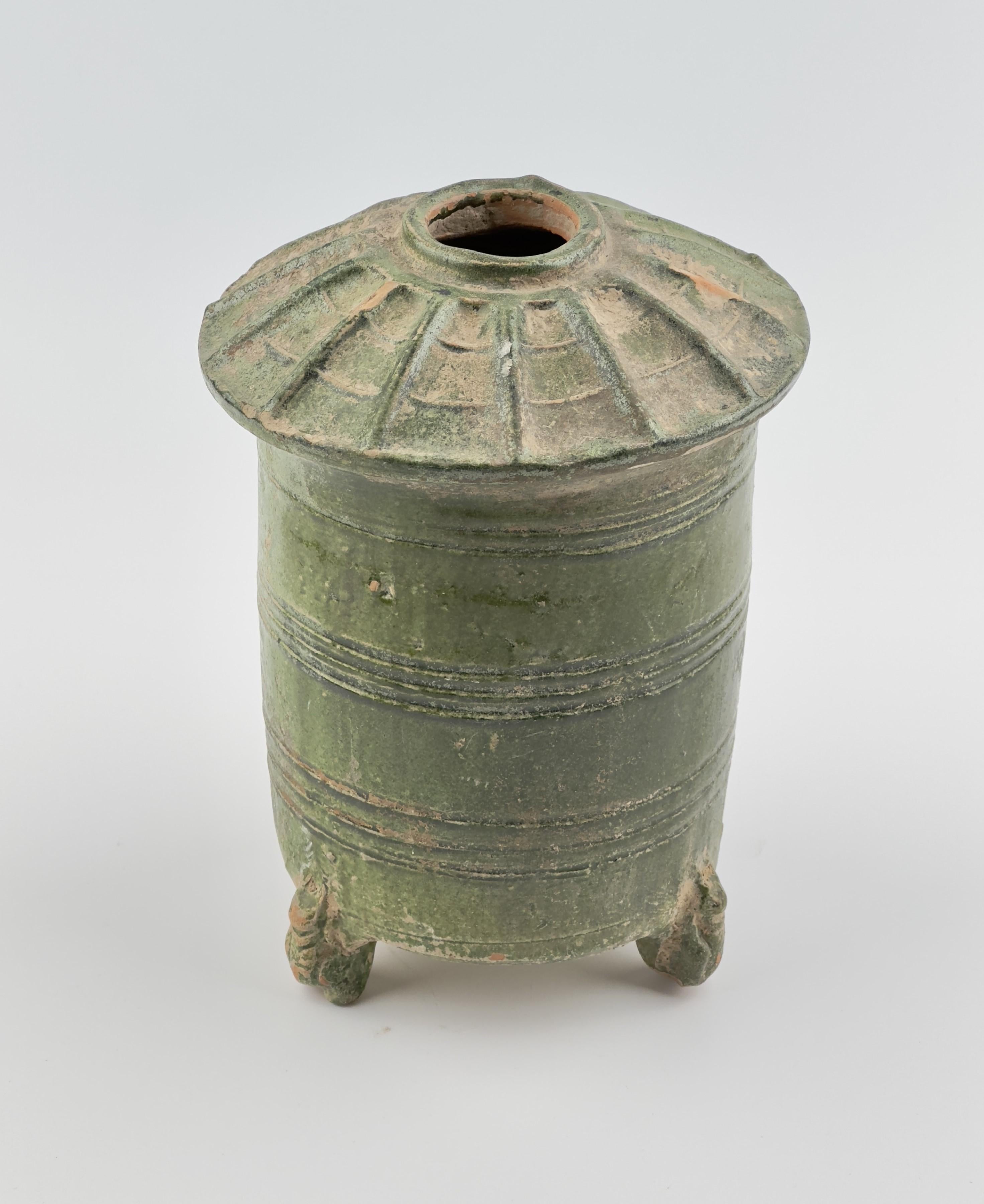 Pottery Funerary Model of a Granary, Han dynasty For Sale