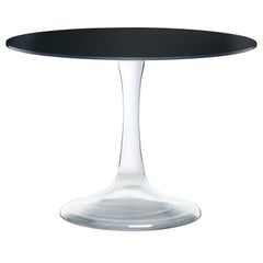 Funghetti Small Low Table in Anthracite Glass, by Piero Lissoni for Glas Italia