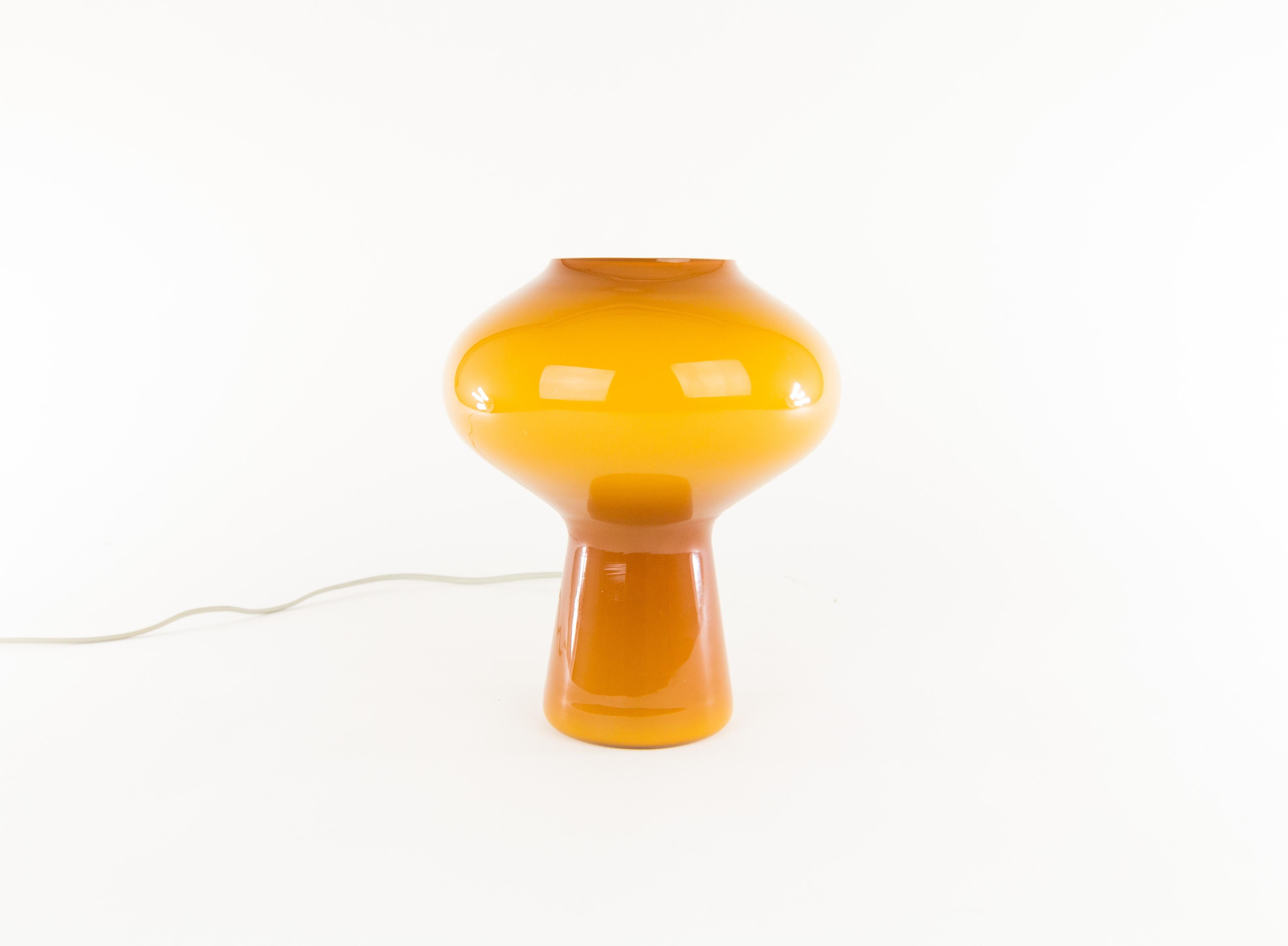 Mid-Century Modern Fungo Glass Table Lamp (medium) by Massimo Vignelli for Venini, 1950s