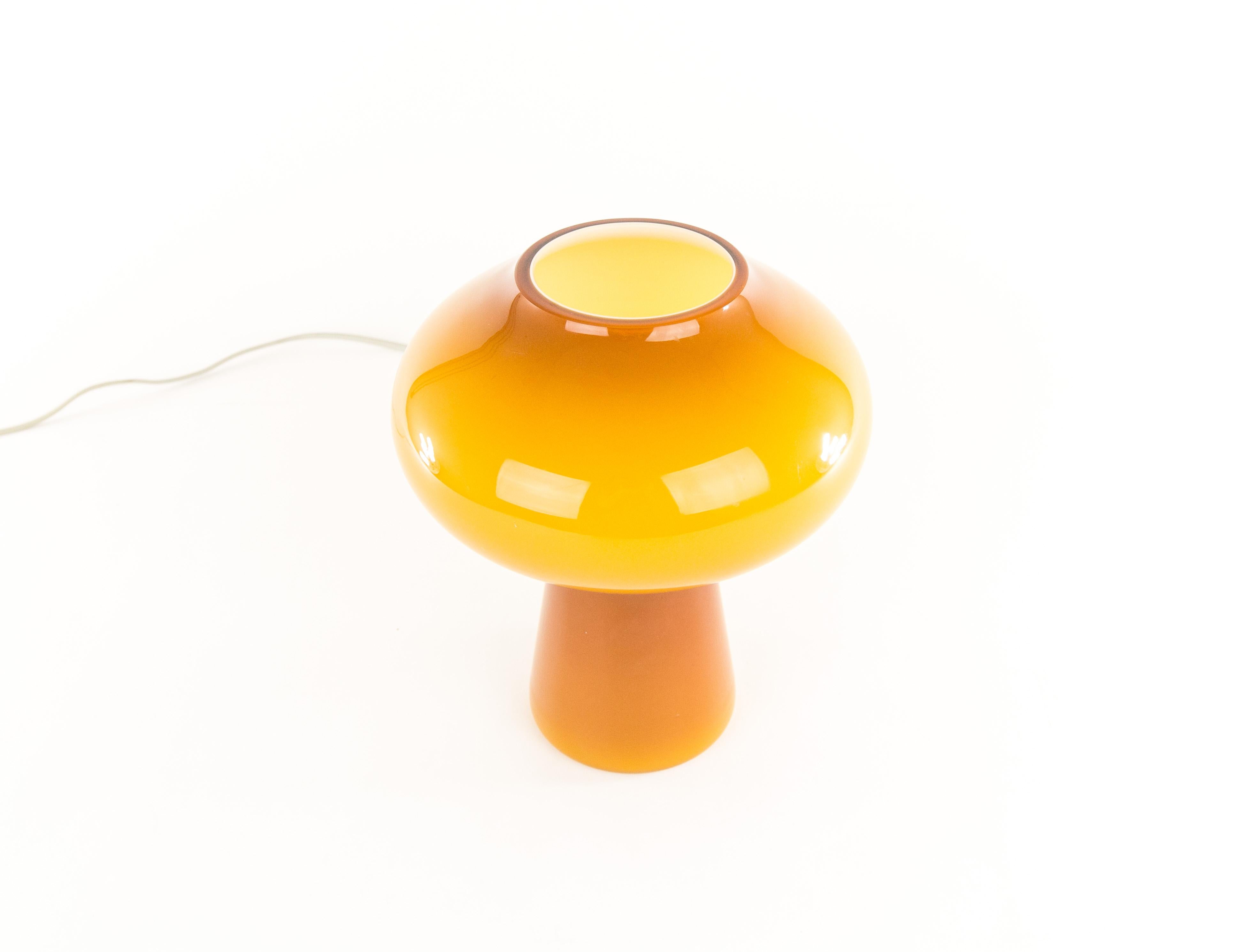 Italian Fungo Glass Table Lamp (medium) by Massimo Vignelli for Venini, 1950s