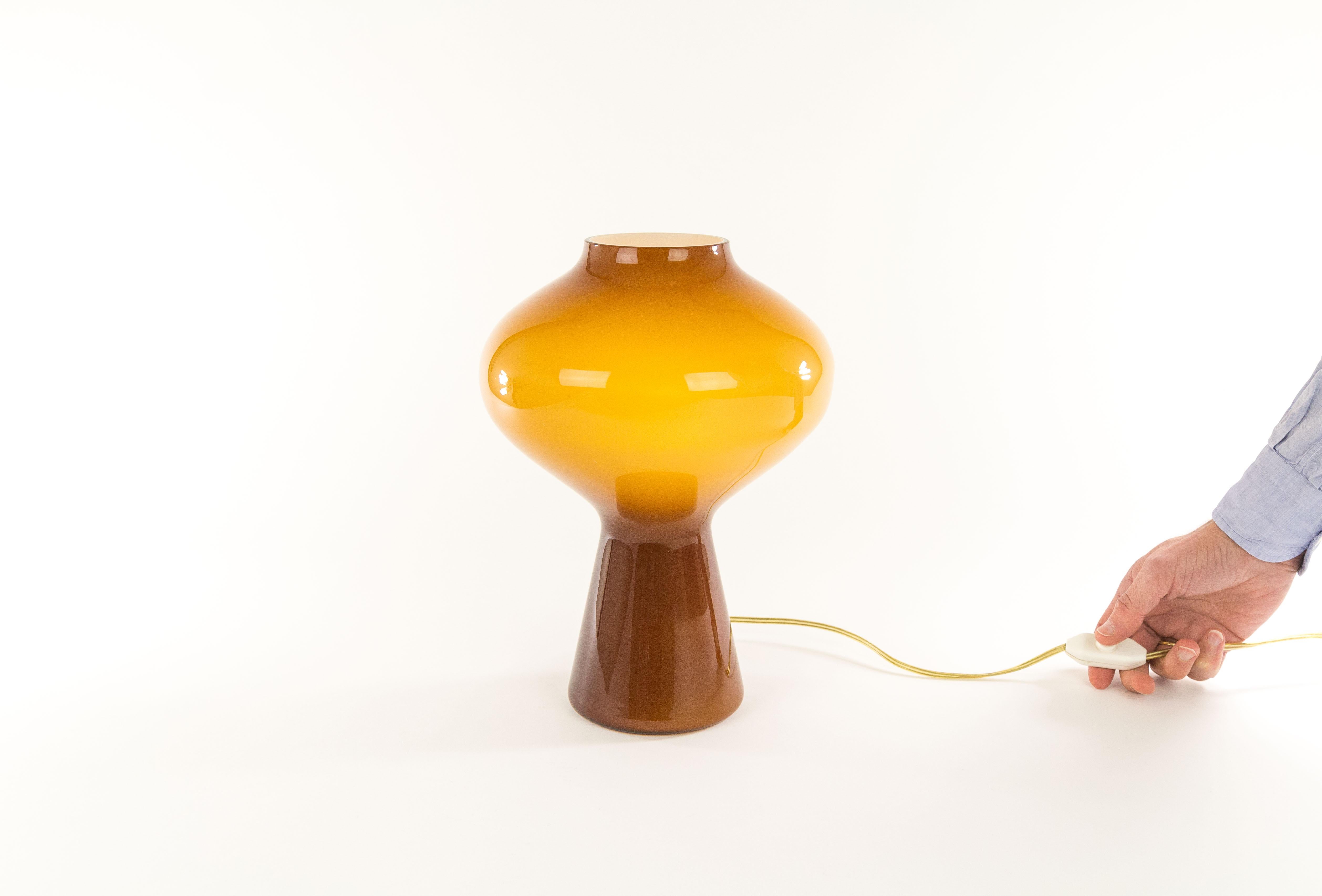 Italian Fungo Glass Table Lamp 'Large' by Massimo Vignelli for Venini, 1950s