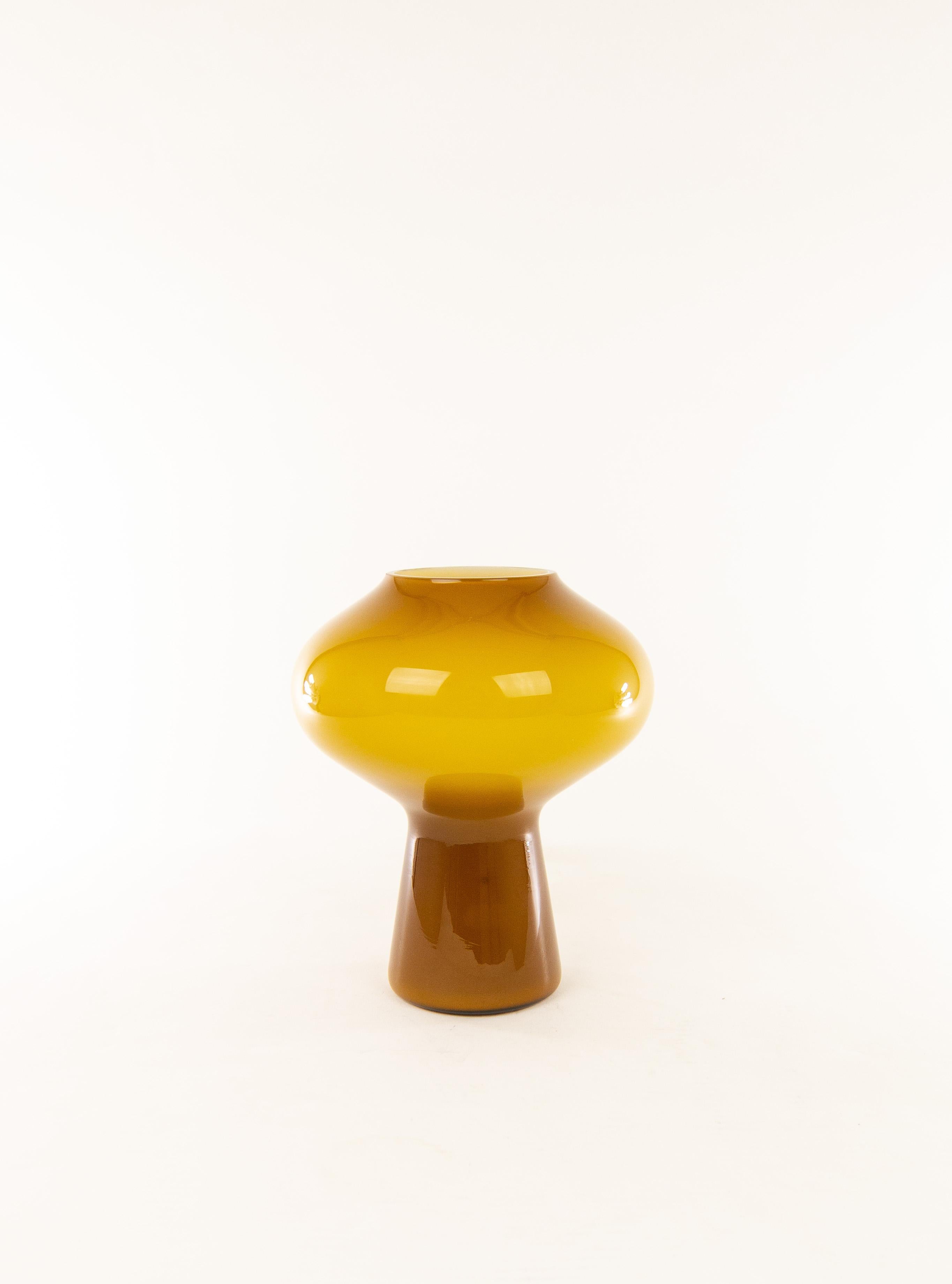 Mid-Century Modern Fungo Glass Table Lamp 'medium' by Massimo Vignelli for Venini, 1950s