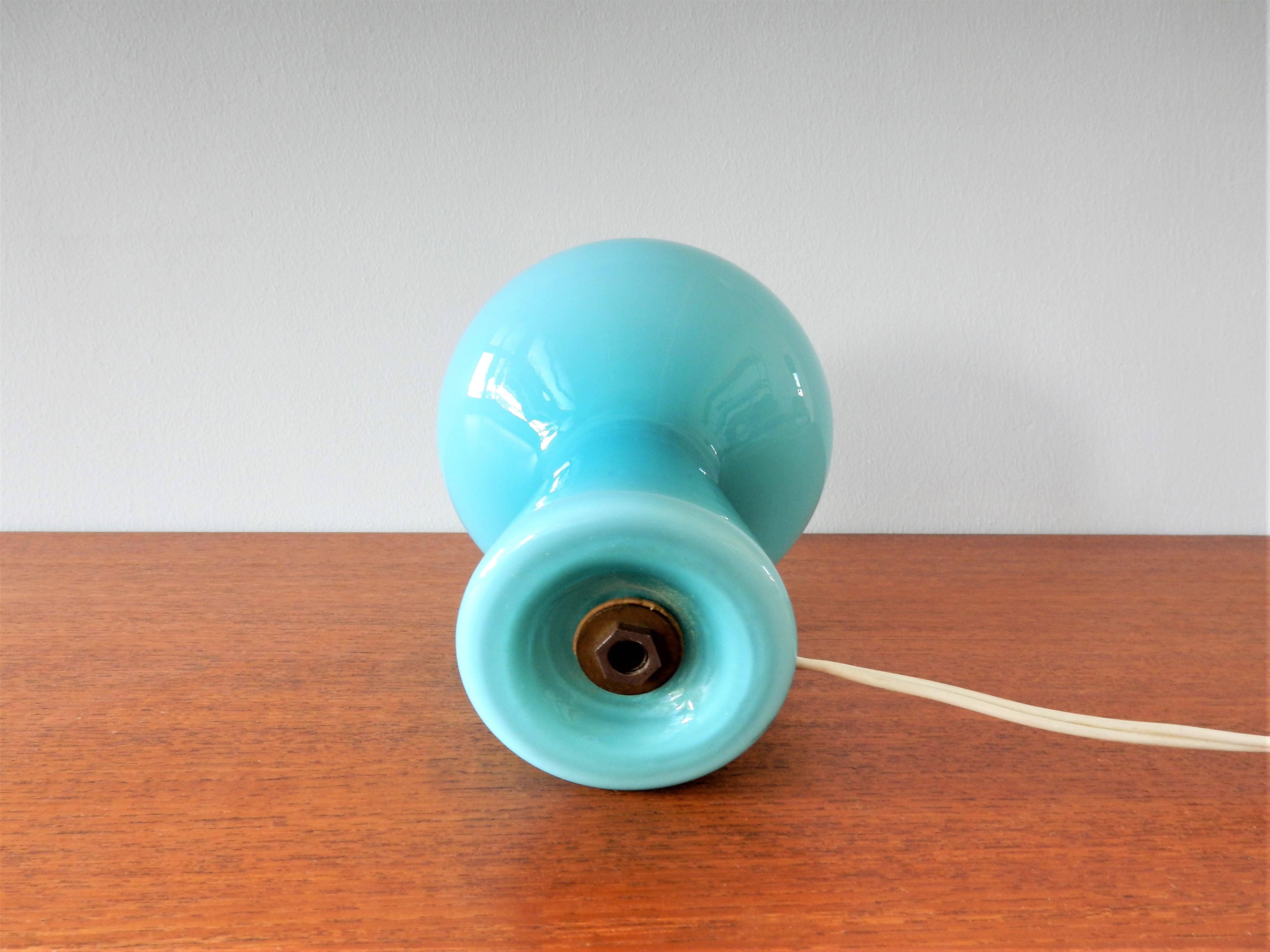 italien Lampe de table en verre de Murano 'Fungo' par Massimo Vignelli pour Venini, Italie, années 1950 en vente