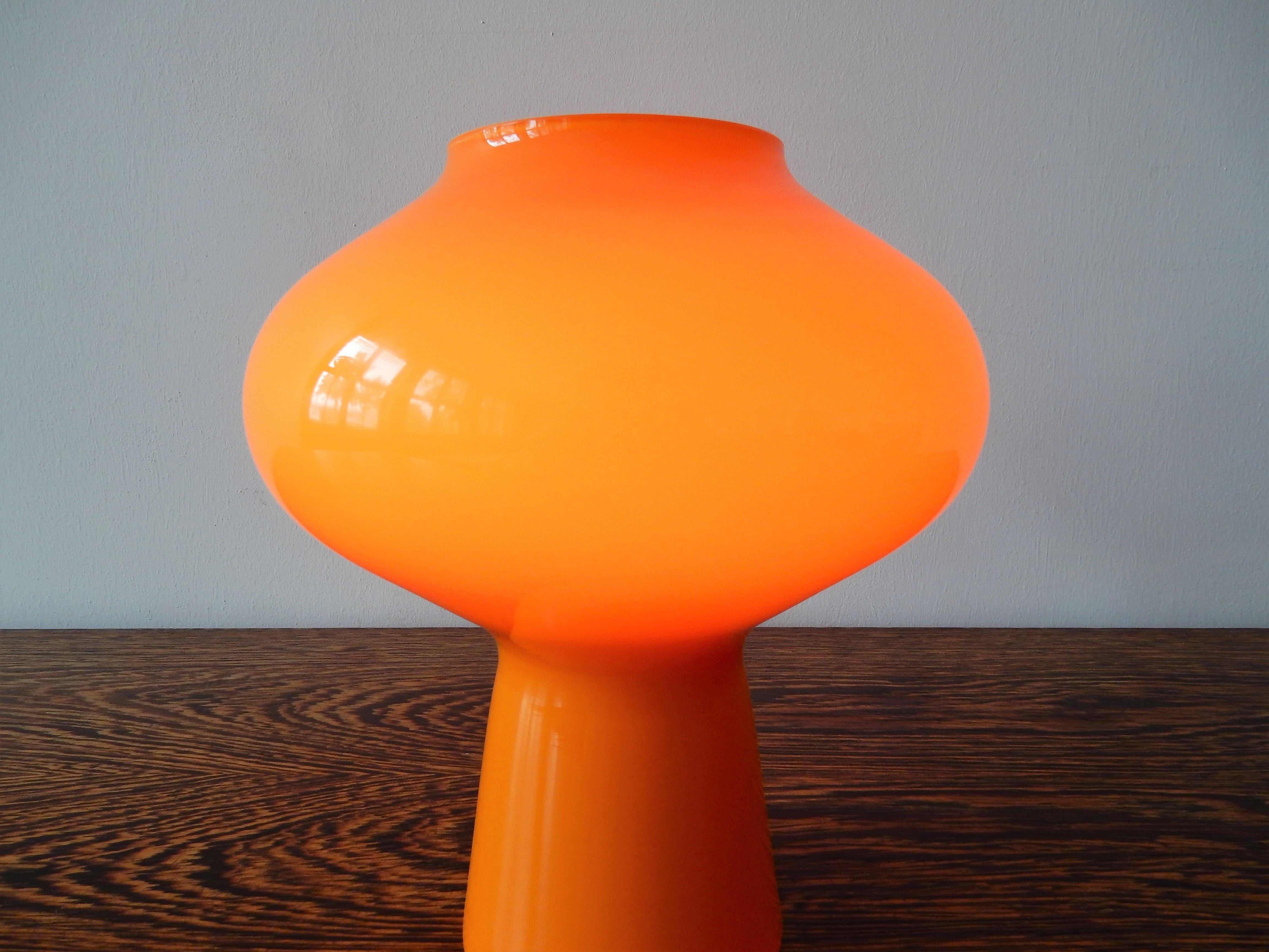 Italian ‘Fungo’ Murano Glass Table Lamp by Massimo Vignelli for Venini, Italy, 1950s