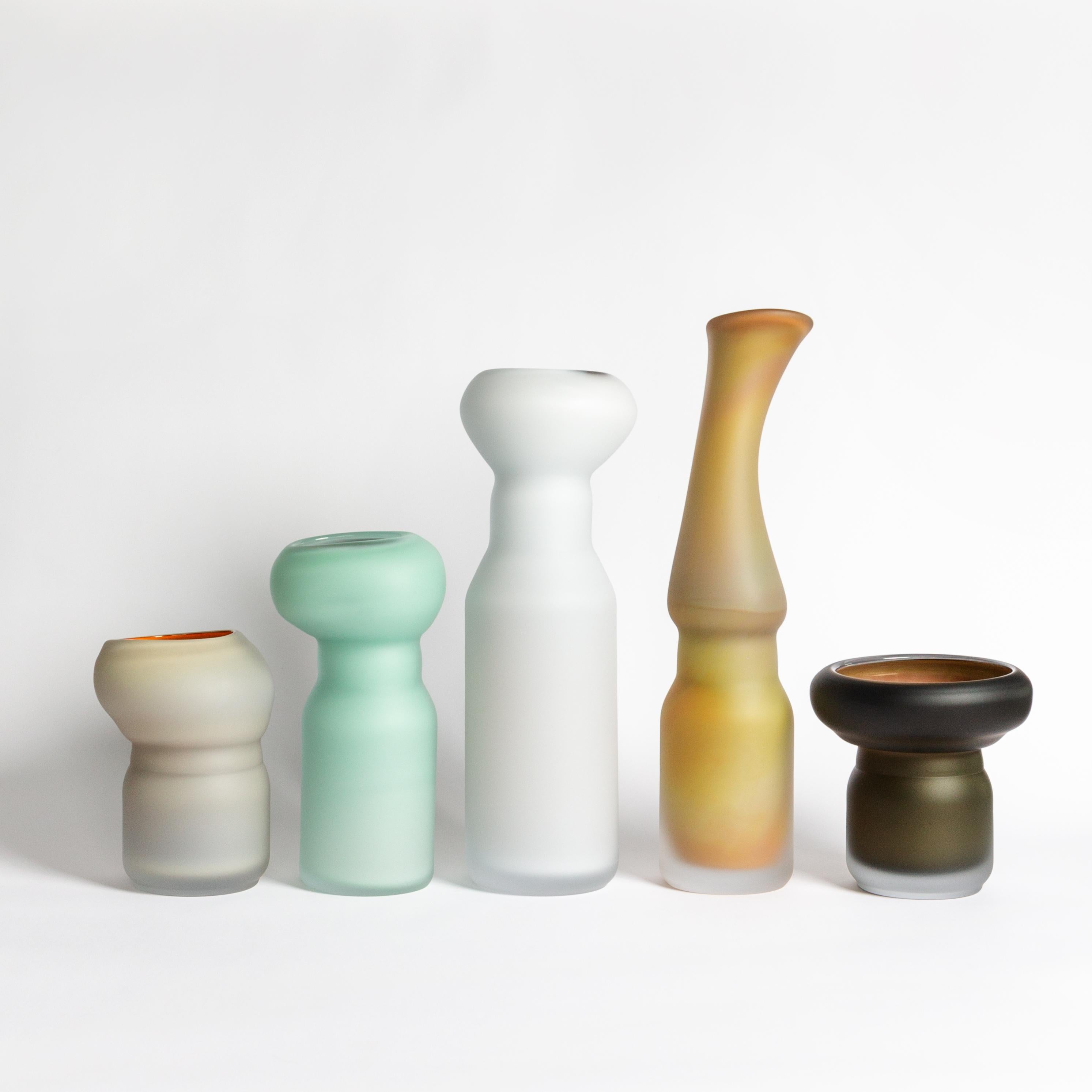 Czech Fungus Small Vase by David Valner For Sale