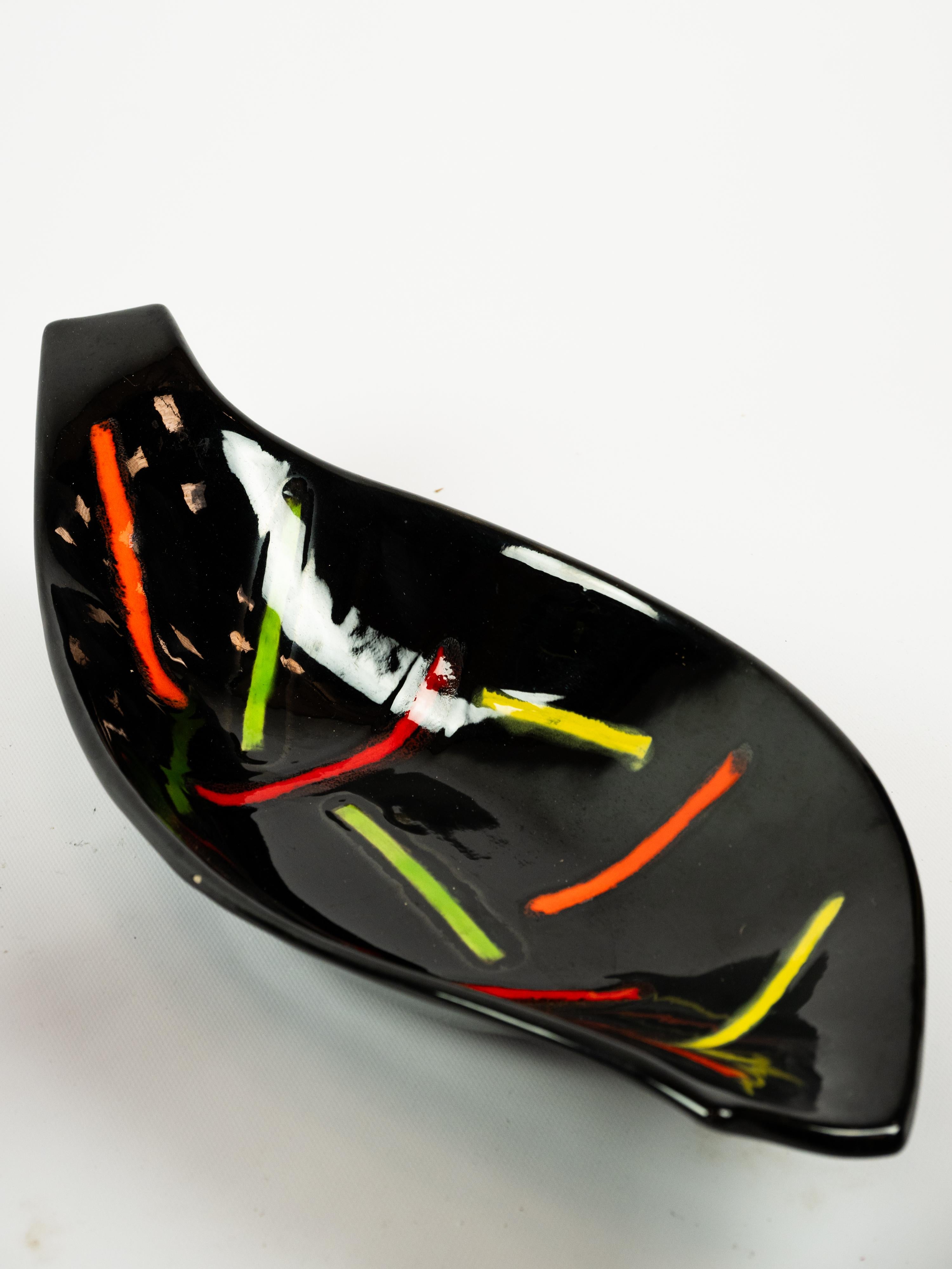 Funky 90's Keramik Set, Vase und Tidy aus Vallauris, Frankreich im Angebot 6
