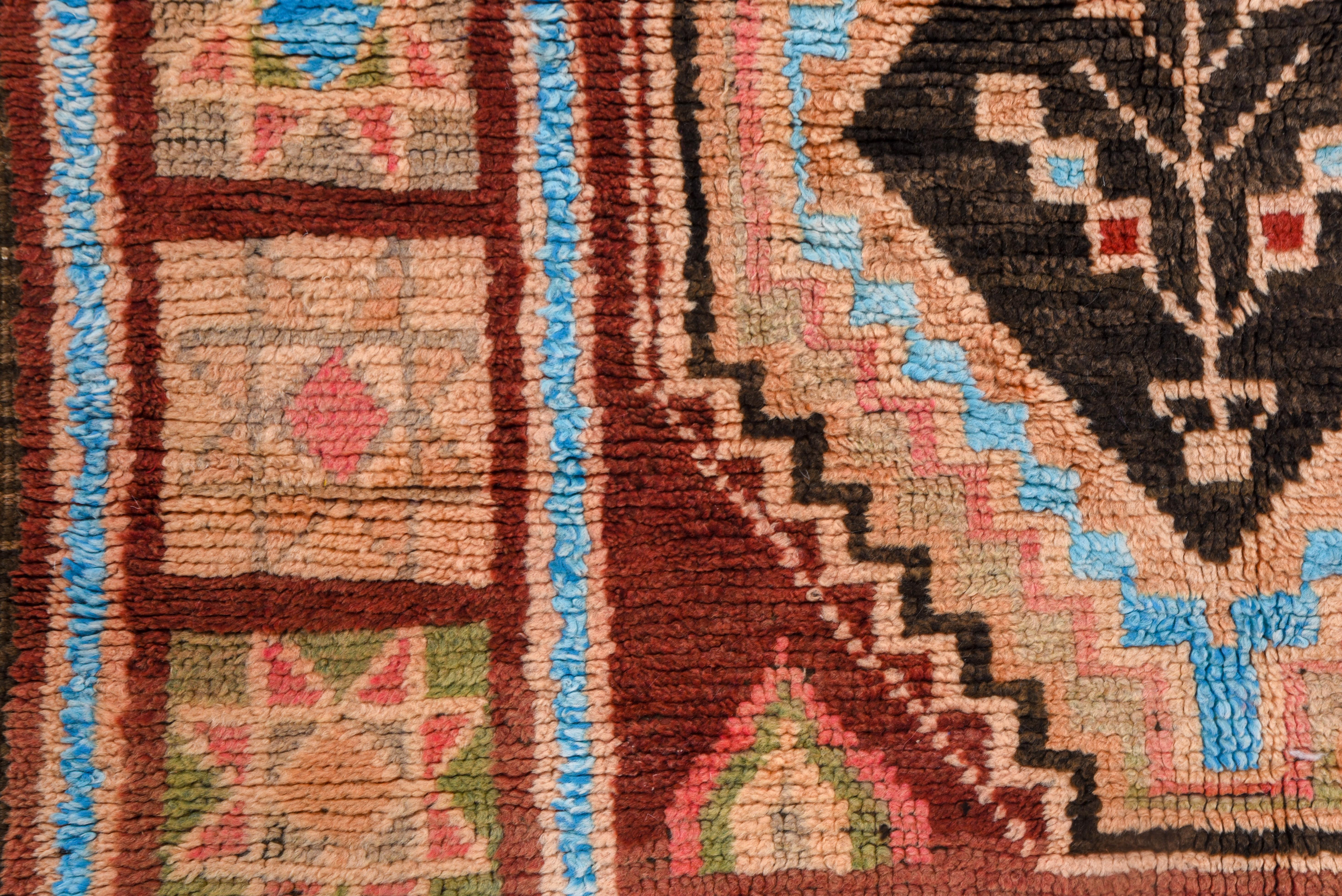 Bohemian Funky Colorful Moroccan Runner For Sale