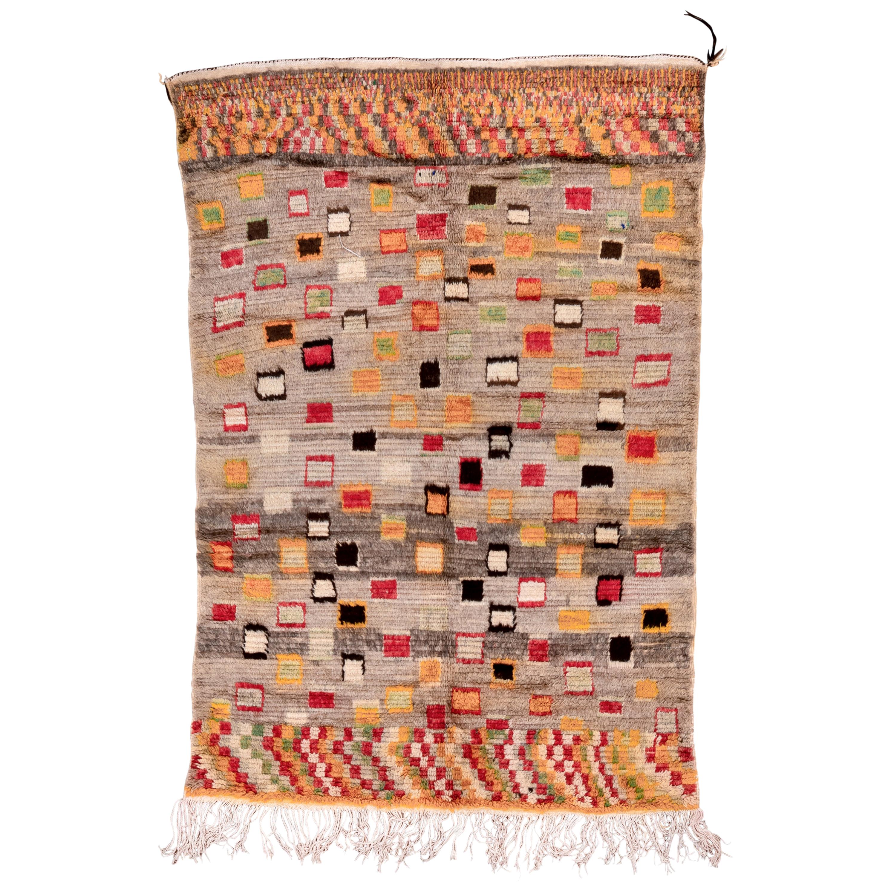 Funky Colorful Moroccan Runner For Sale at 1stDibs