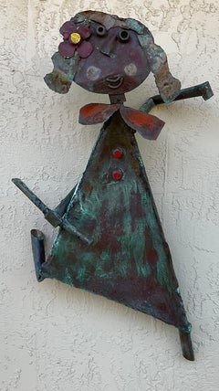 Funky Copper Sculpture by Peter Otfinoski