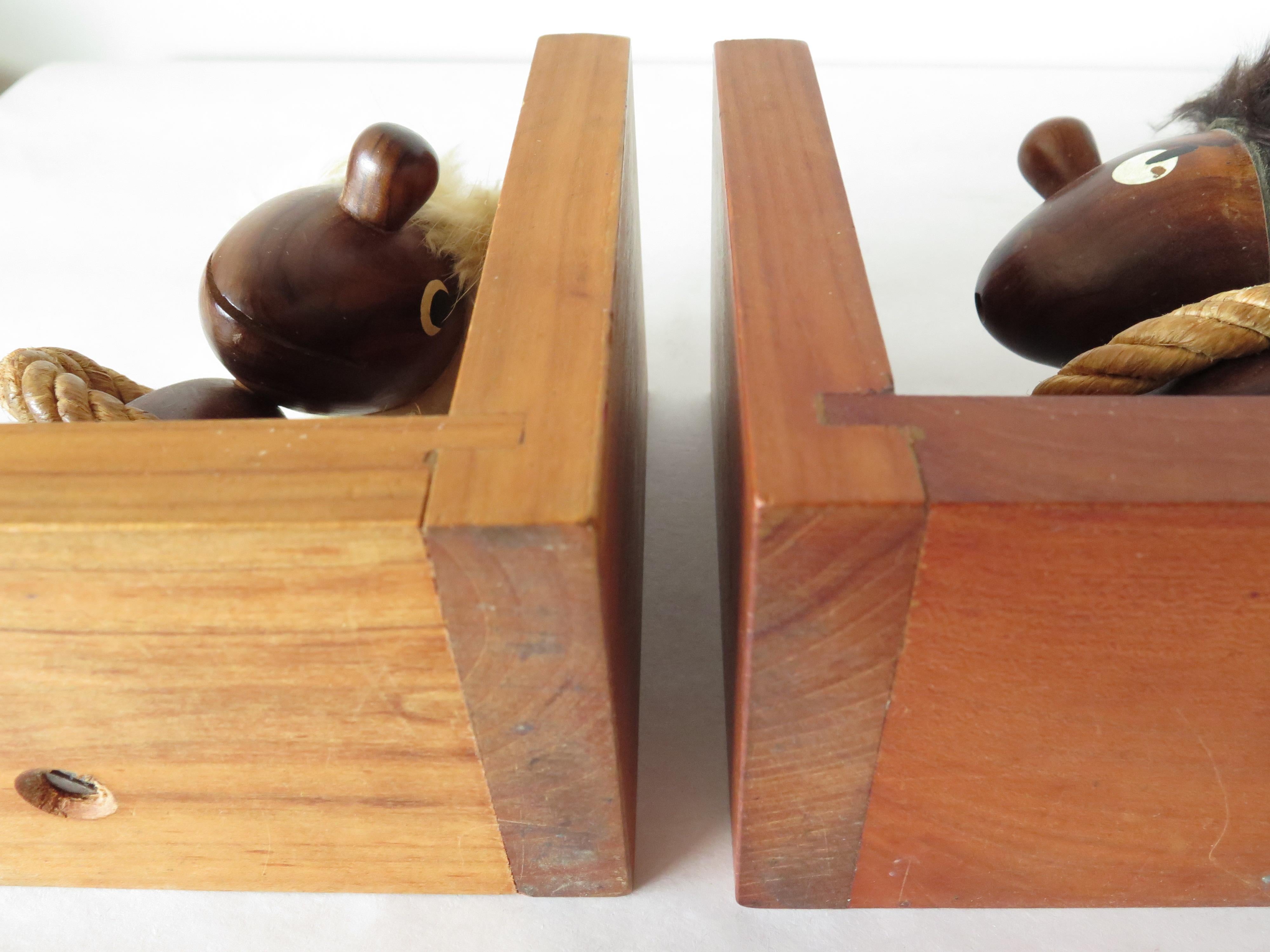 Late 20th Century Funky Danish Bookends For Sale