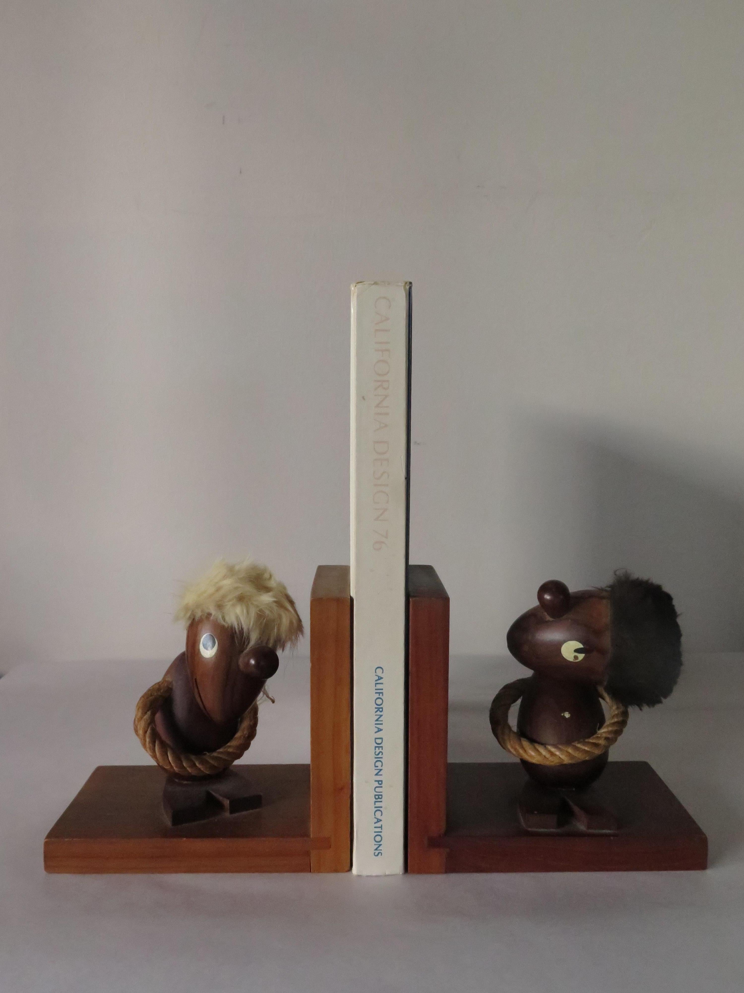 Funky Danish Bookends For Sale 2