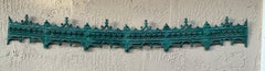 Funky Exquisite Antique Bronze Architectural Wall Hanging