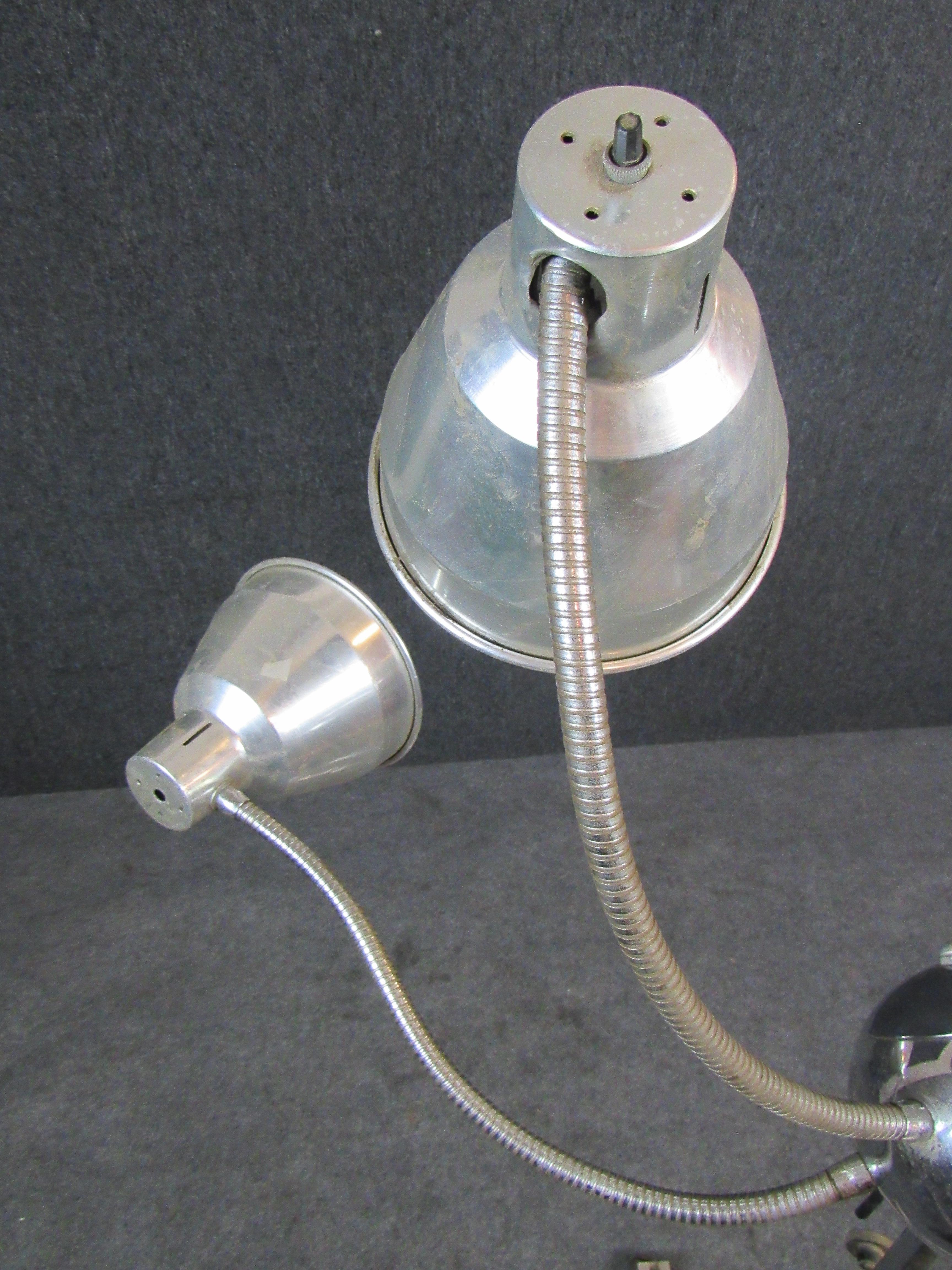 Funky Five-Headed Gooseneck Lamp For Sale 5