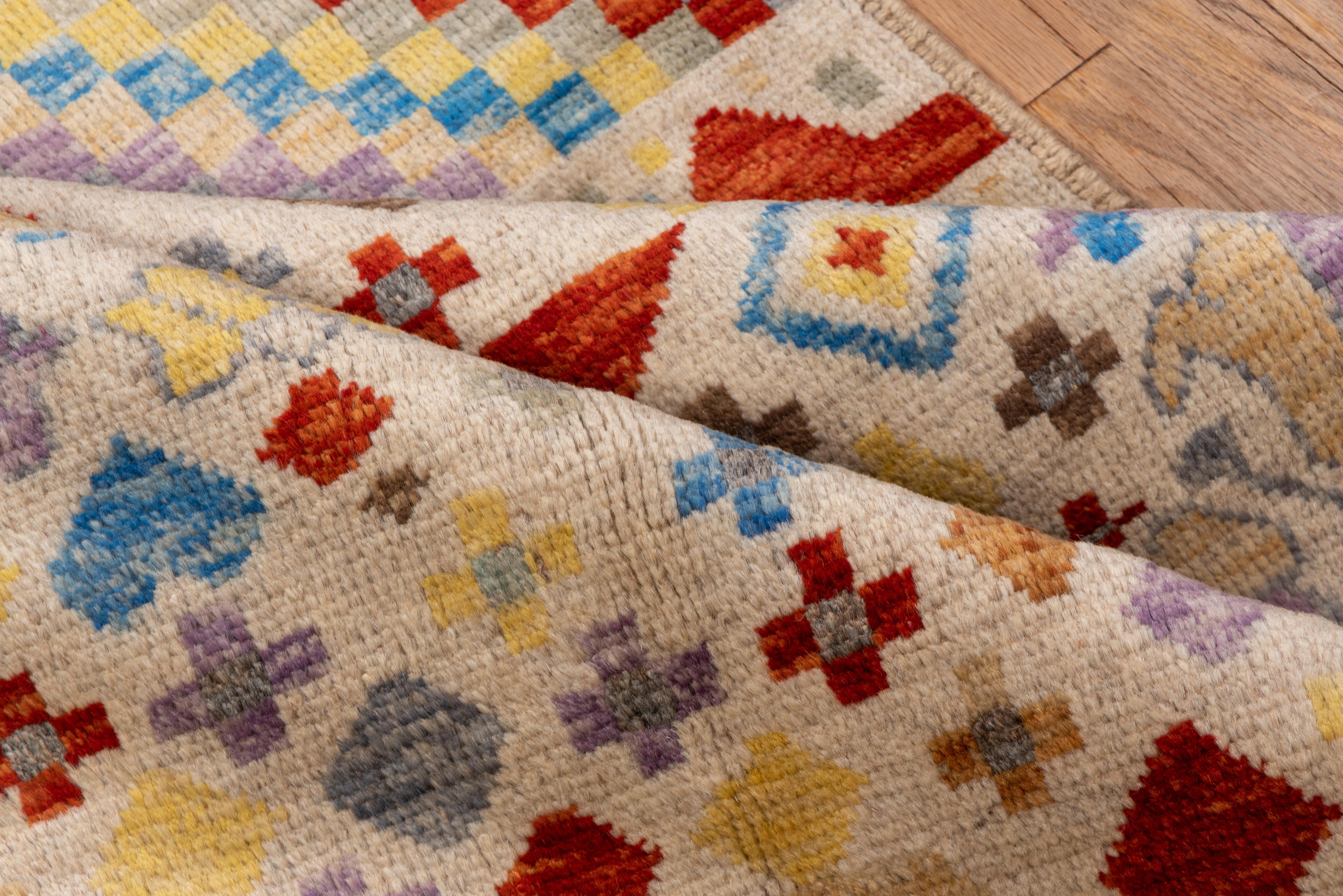 Contemporary Funky Modern Gabbeh Rug For Sale