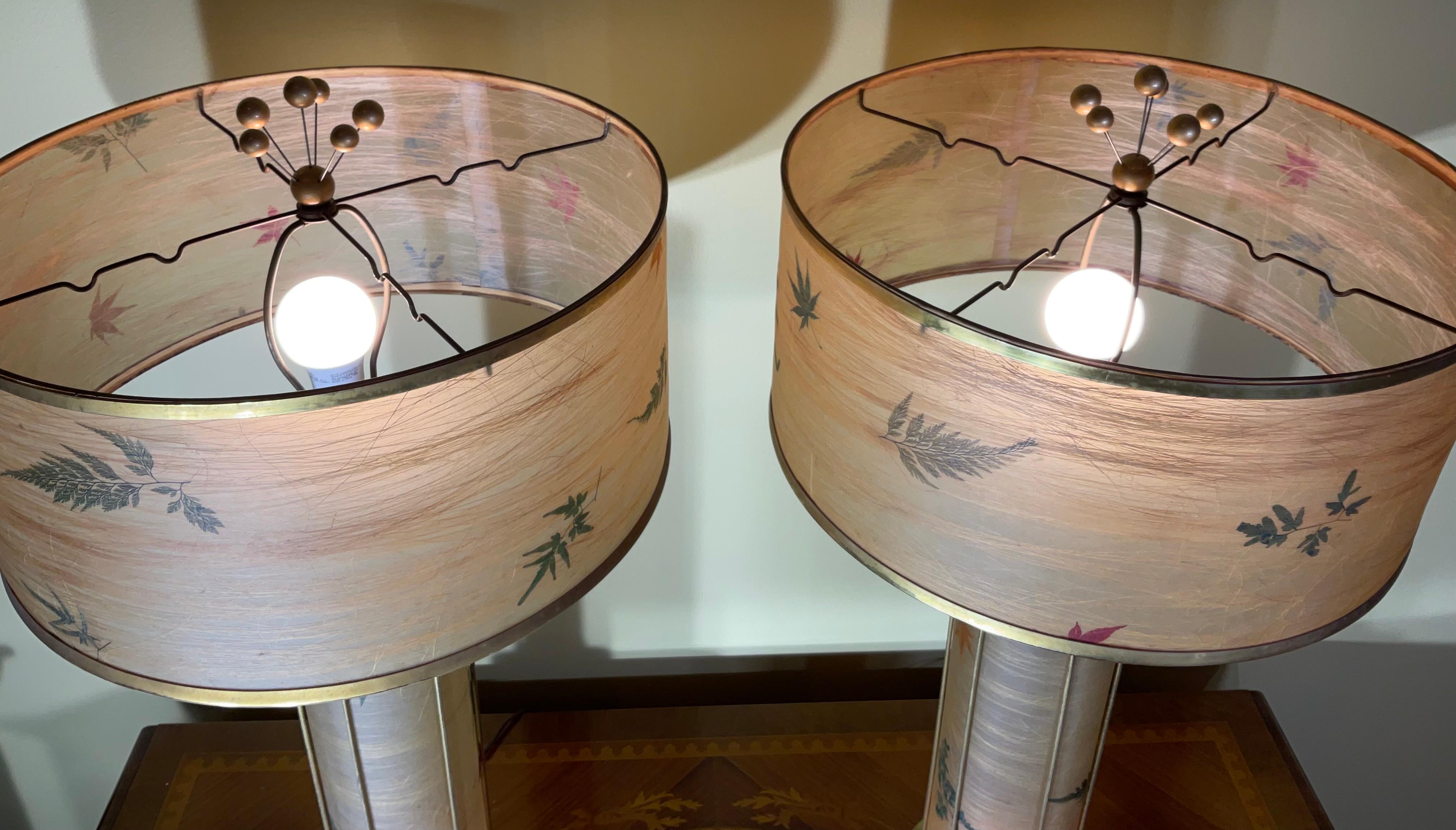 Funky Paar asiatisch inspirierte Mid-Century-Modern-Tischlampen – einzigartiges Design im Angebot 3