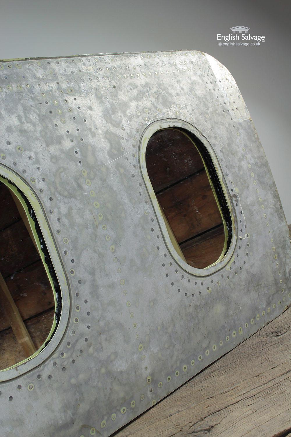 Funky Reclaimed Aeroplane Double Mirror, 20th Century In Good Condition For Sale In London, GB