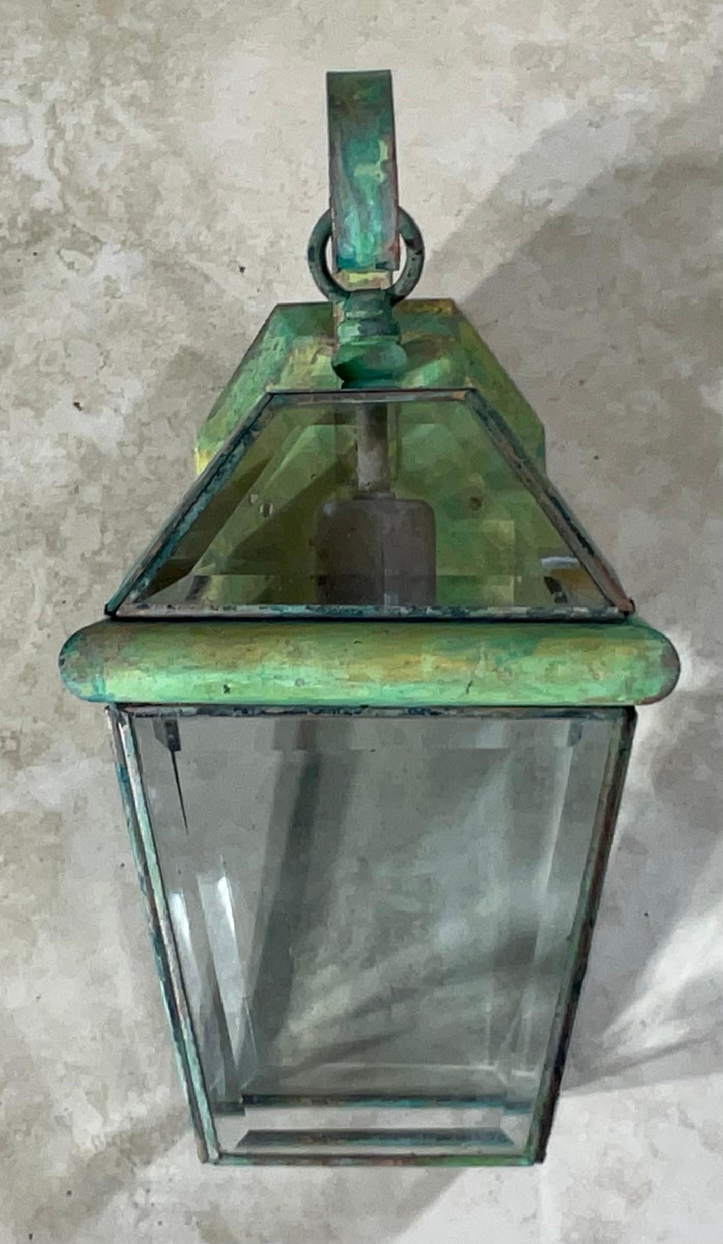 Linternas Funky Single vintage de latón macizo - 7