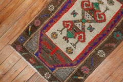 Funky Tribal Turkish 20th Century Mat Rug