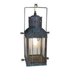 Funky Vintage 1939 Style British Solid Brass Cargo Ship hanging Lantern