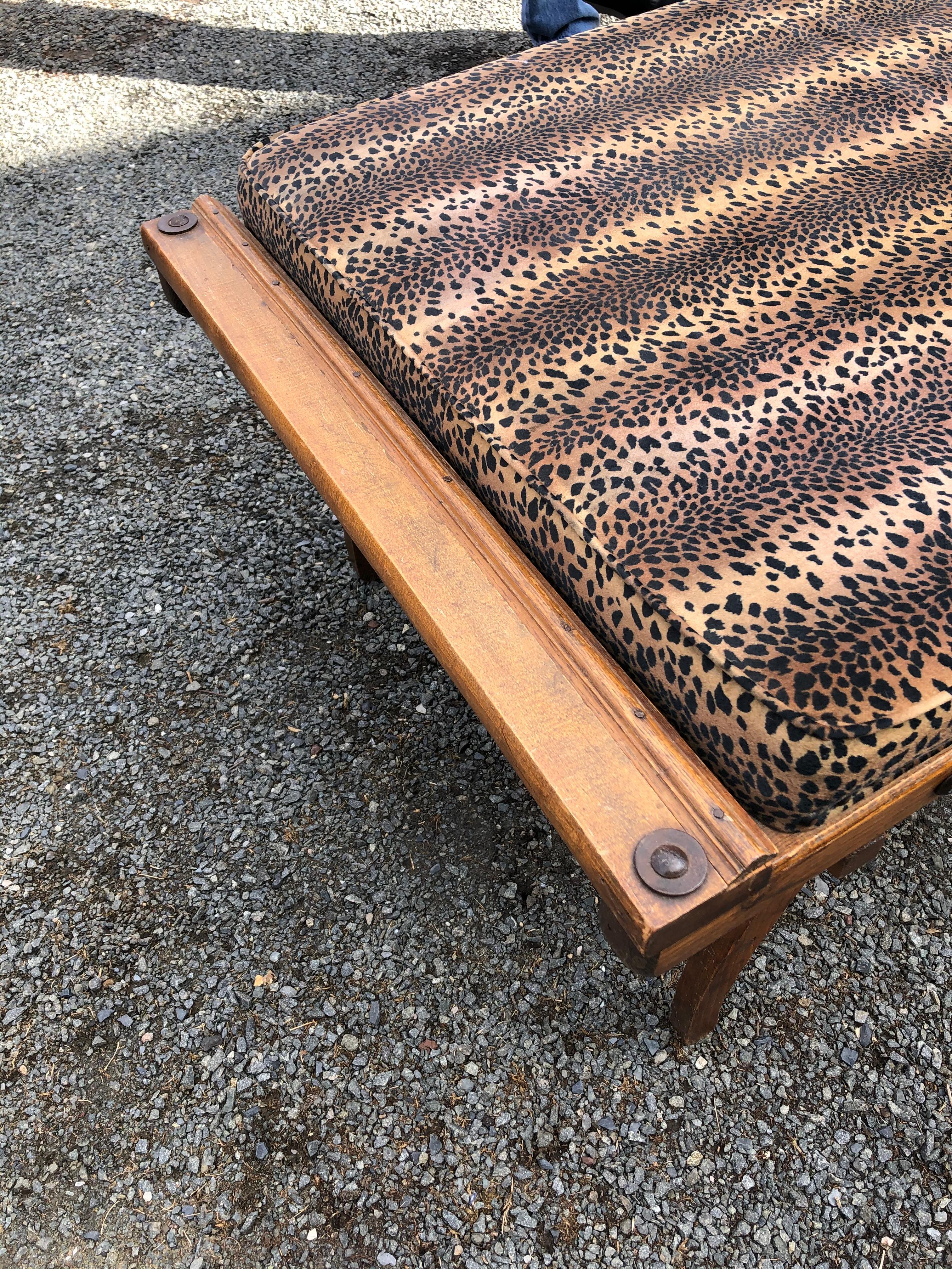 Funky Vintage Army Cot Chaise Longue 6