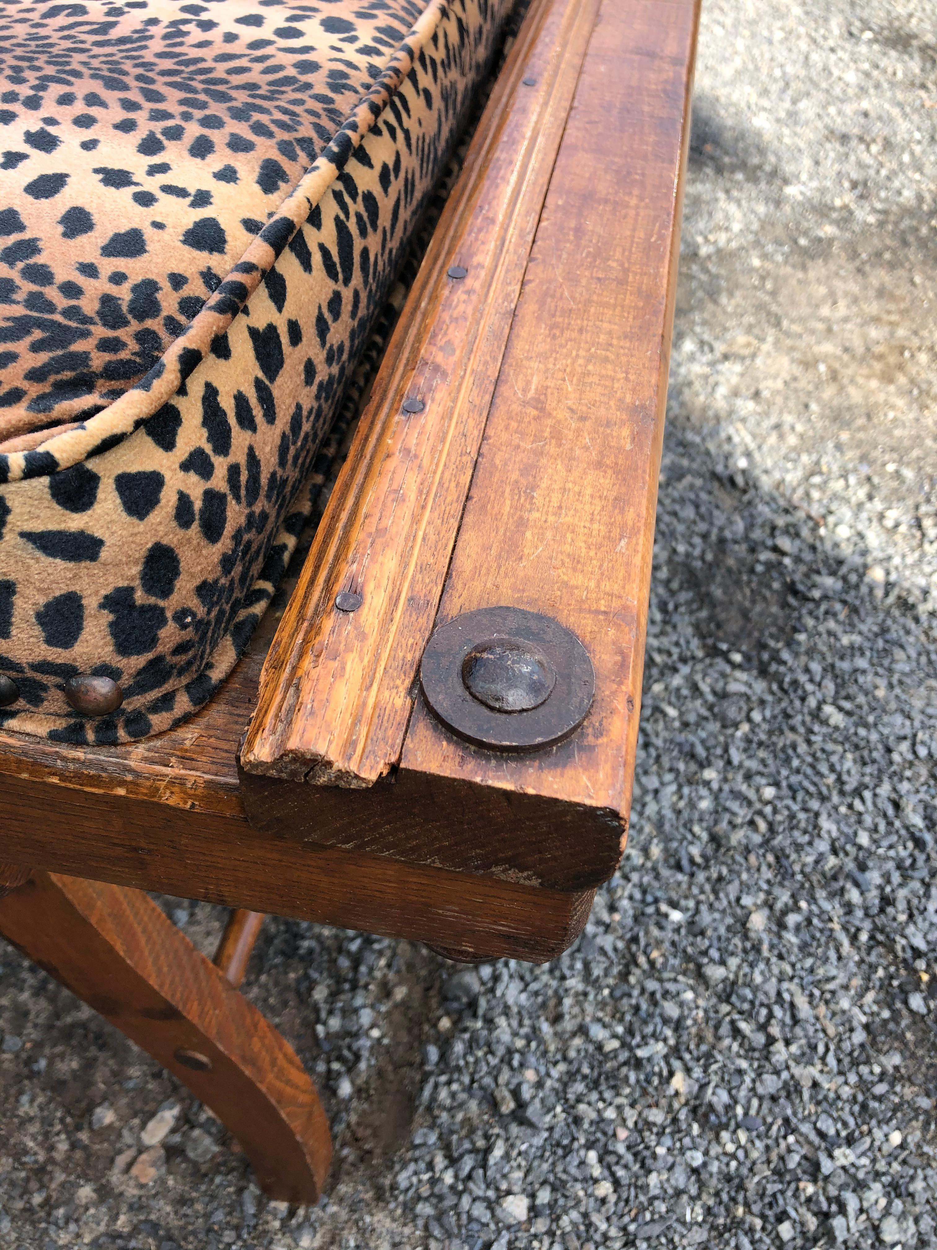 Industrial Funky Vintage Army Cot Chaise Longue