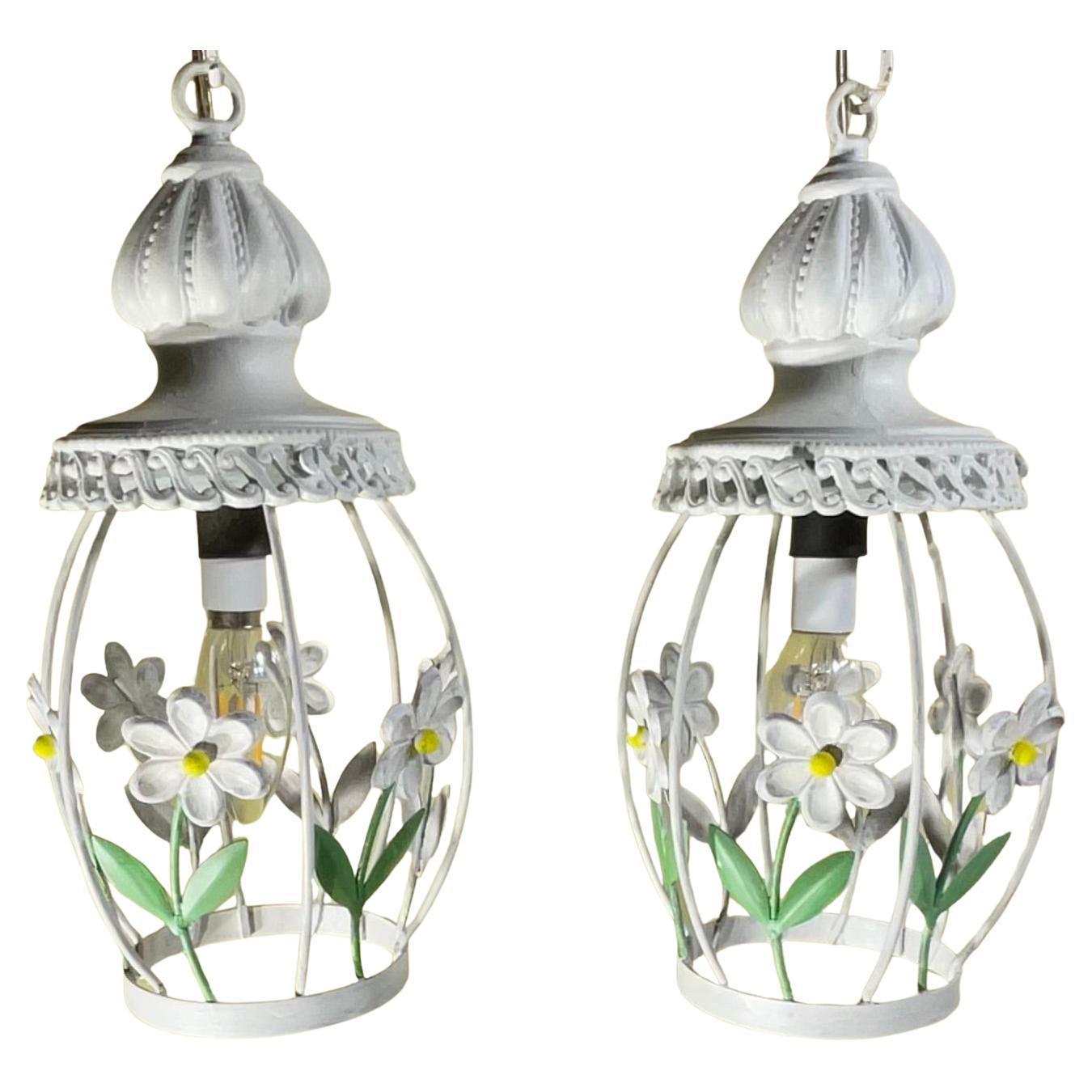 Painted Chandeliers and Pendants